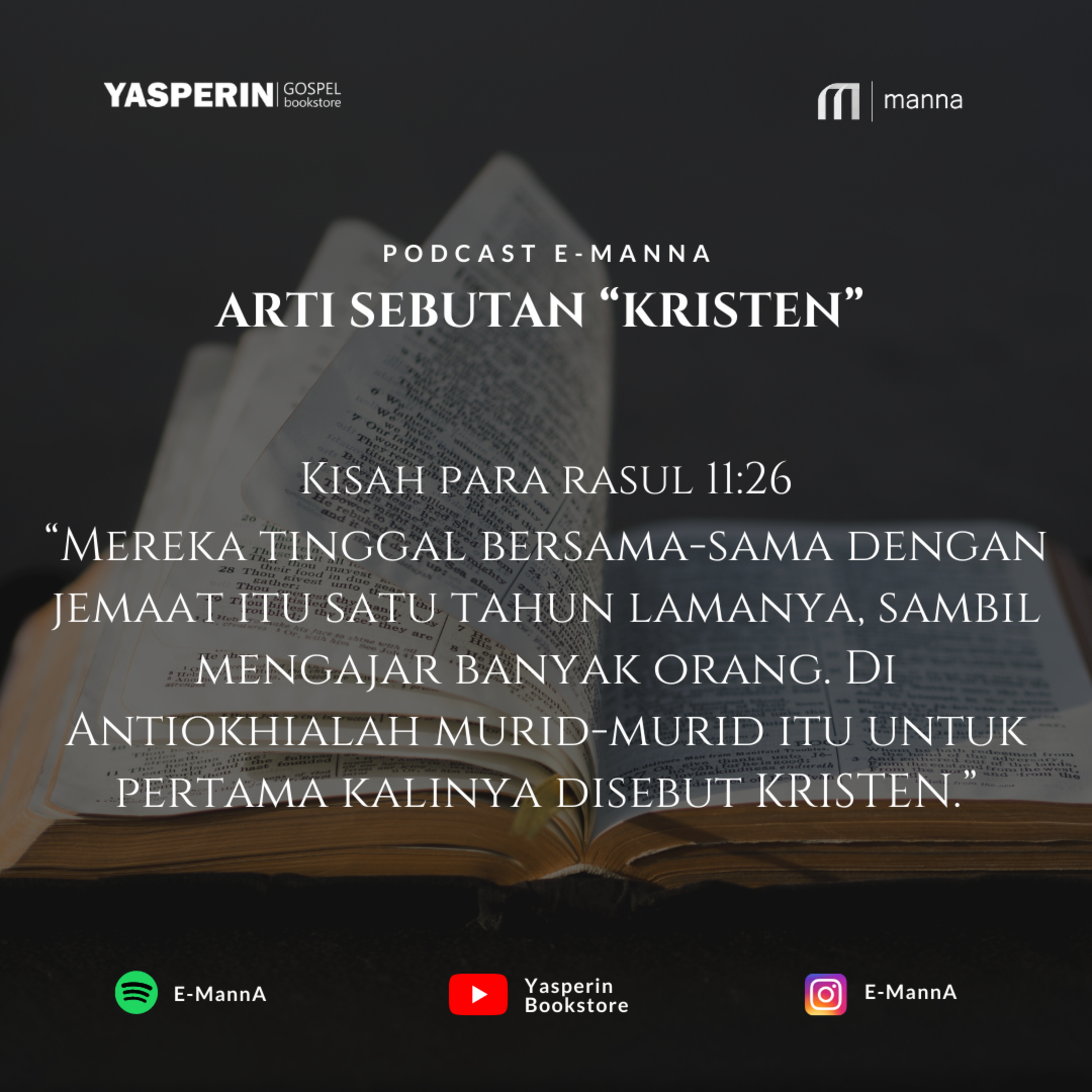 ARTI SEBUTAN “KRISTEN” (PODCAST) episode artwork