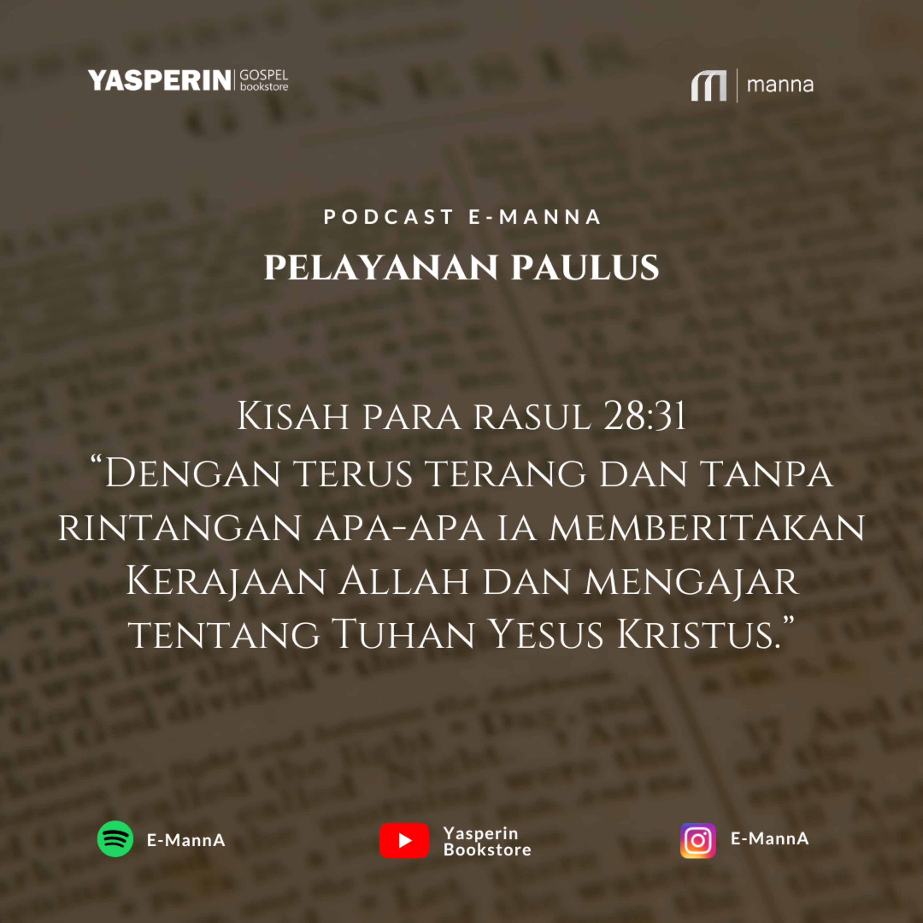 PELAYANAN PAULUS (PODCAST) episode artwork