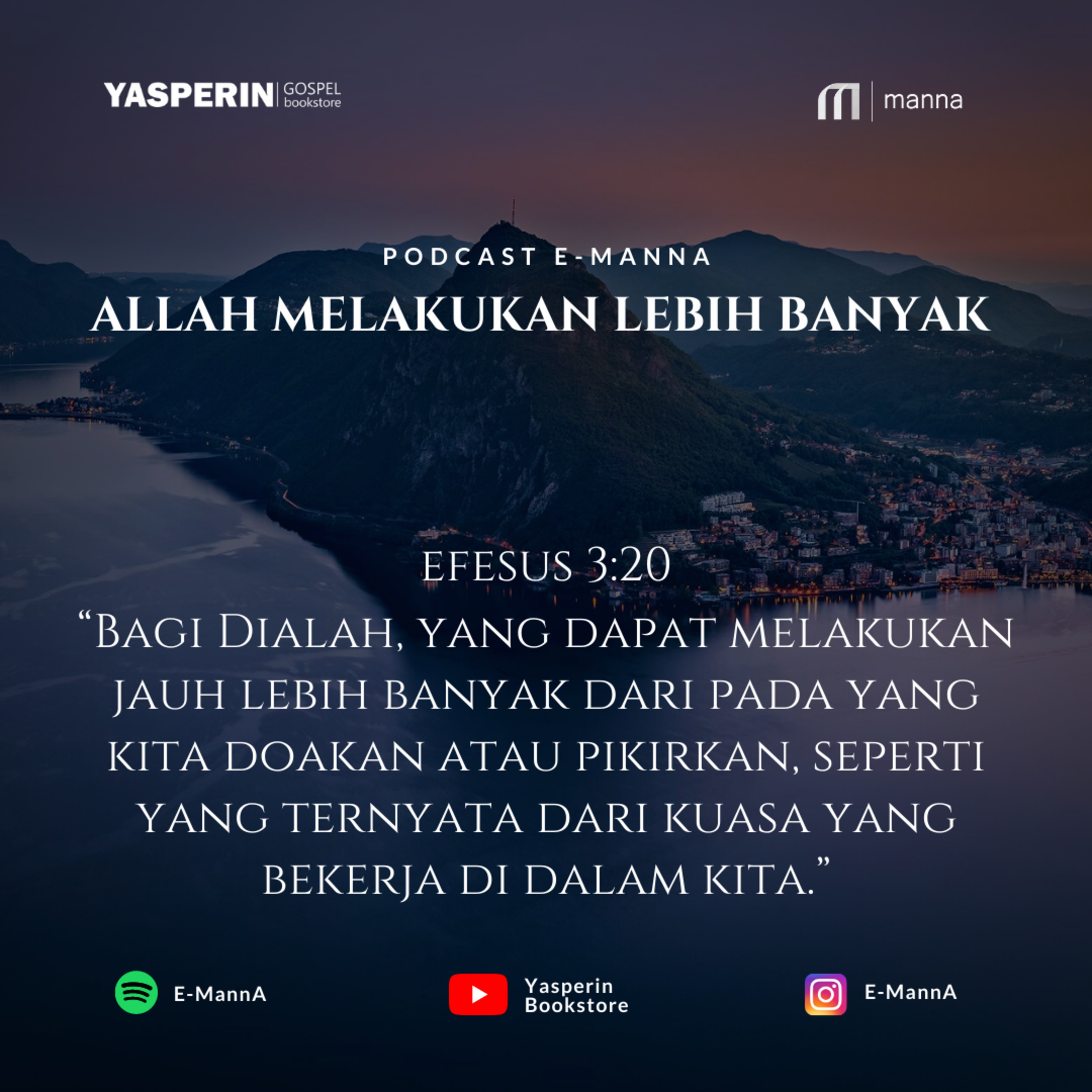 ALLAH MELAKUKAN LEBIH BANYAK (PODCAST)