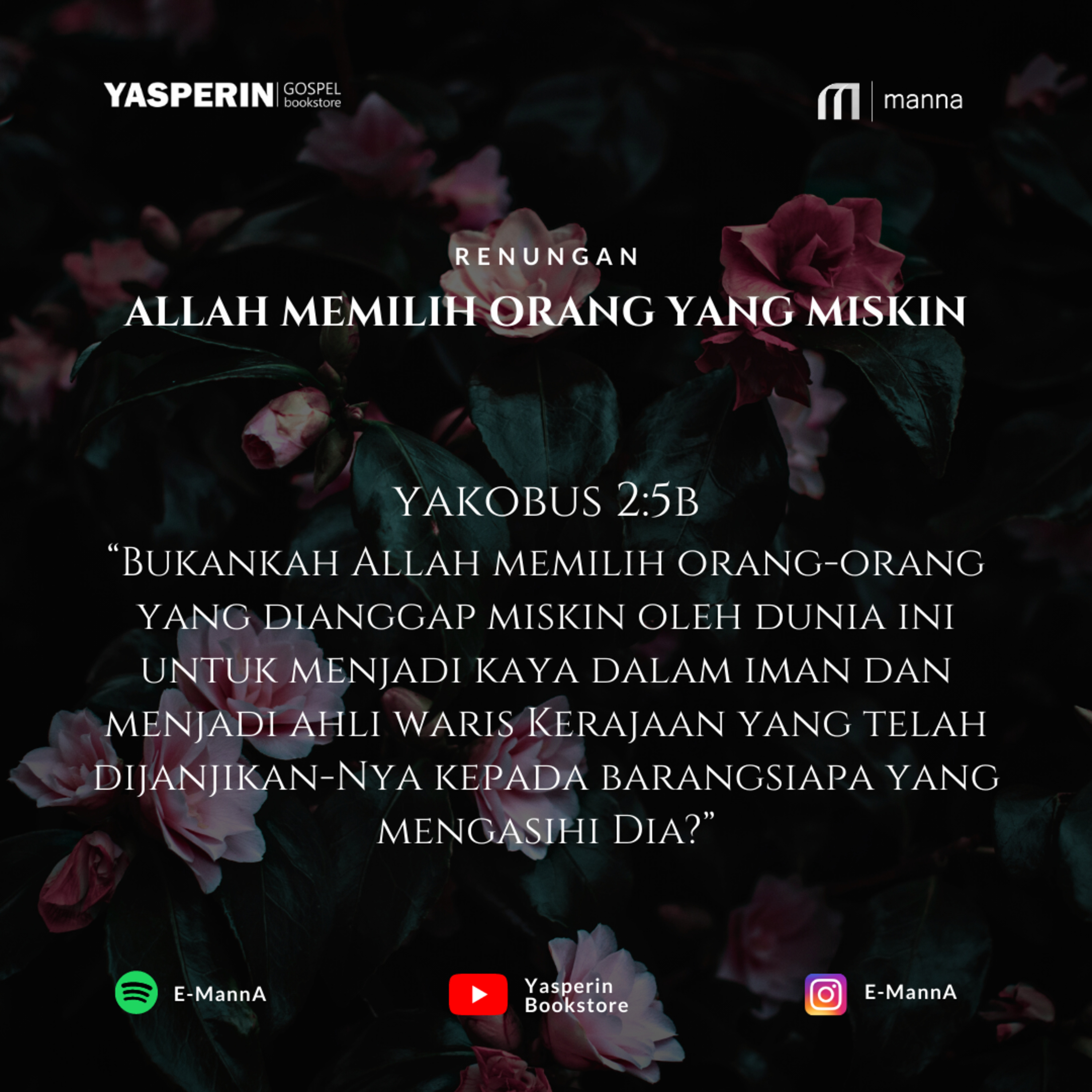 ALLAH MEMILIH ORANG MISKIN (PODCAST)