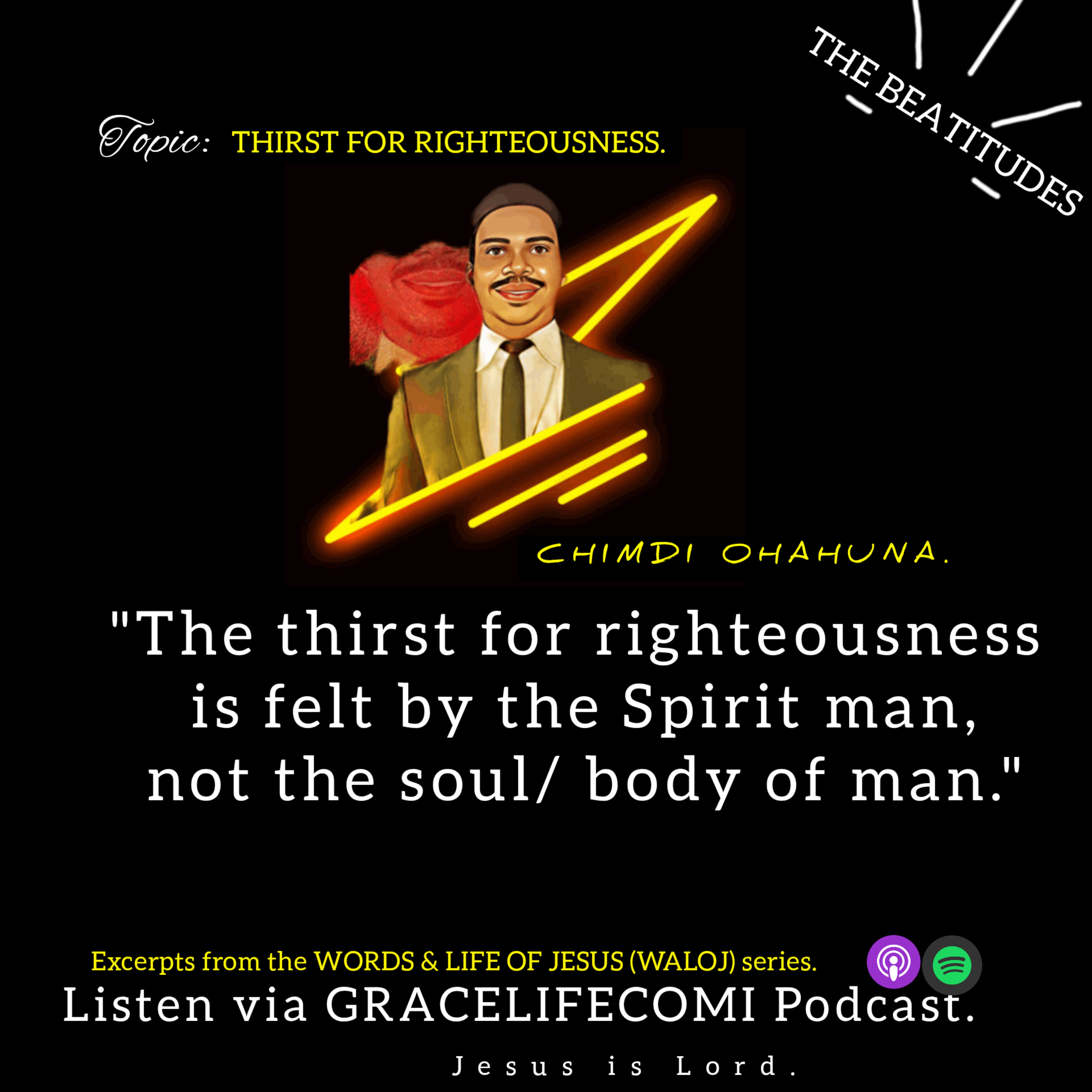  THE BEATITUDES- THE THIRST OF RIGHTEOUSNESS (2). episode artwork