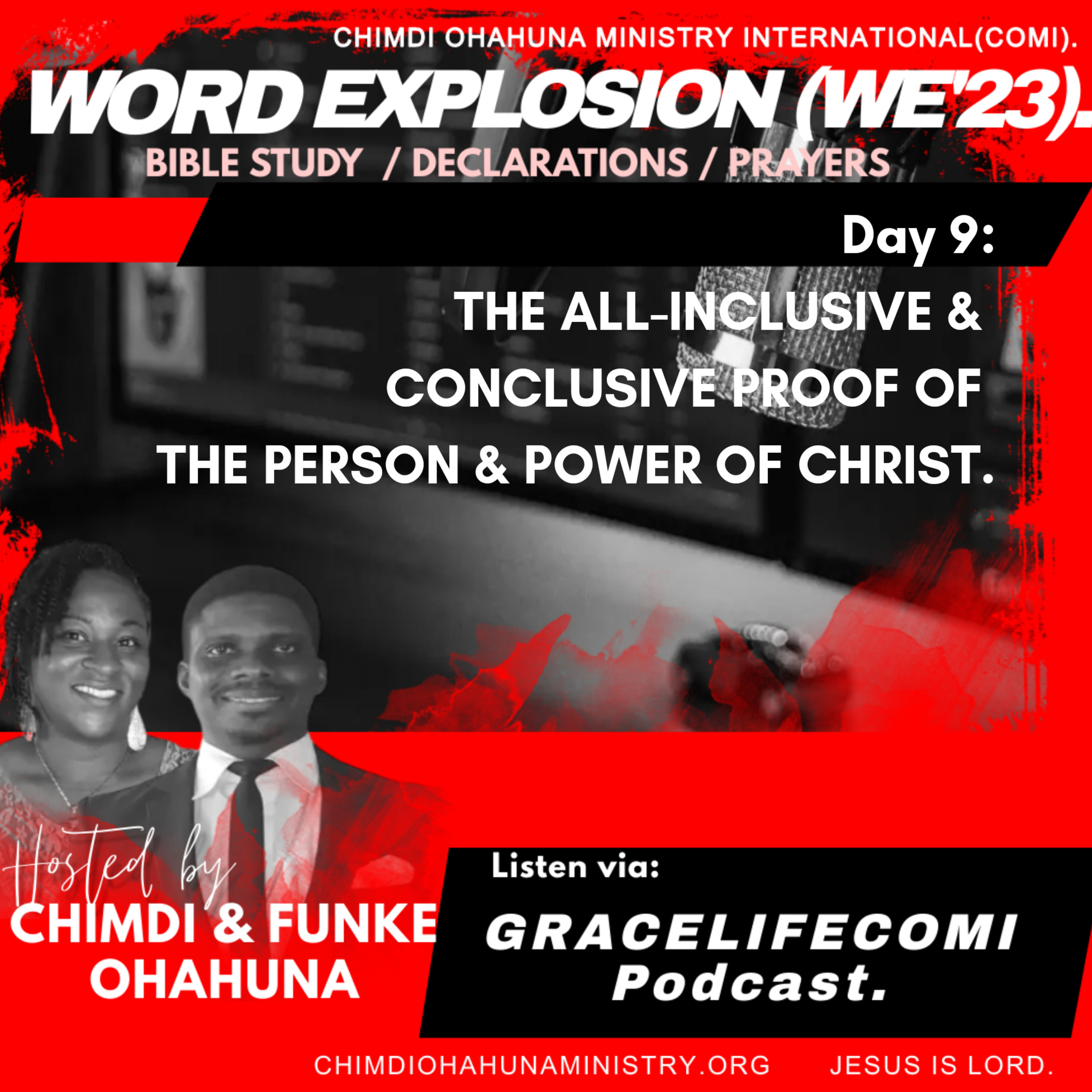 THE ALL-INCLUSIVE & CONCLUSIVE PROOF OF THE PERSON & POWER OF CHRIST. episode artwork