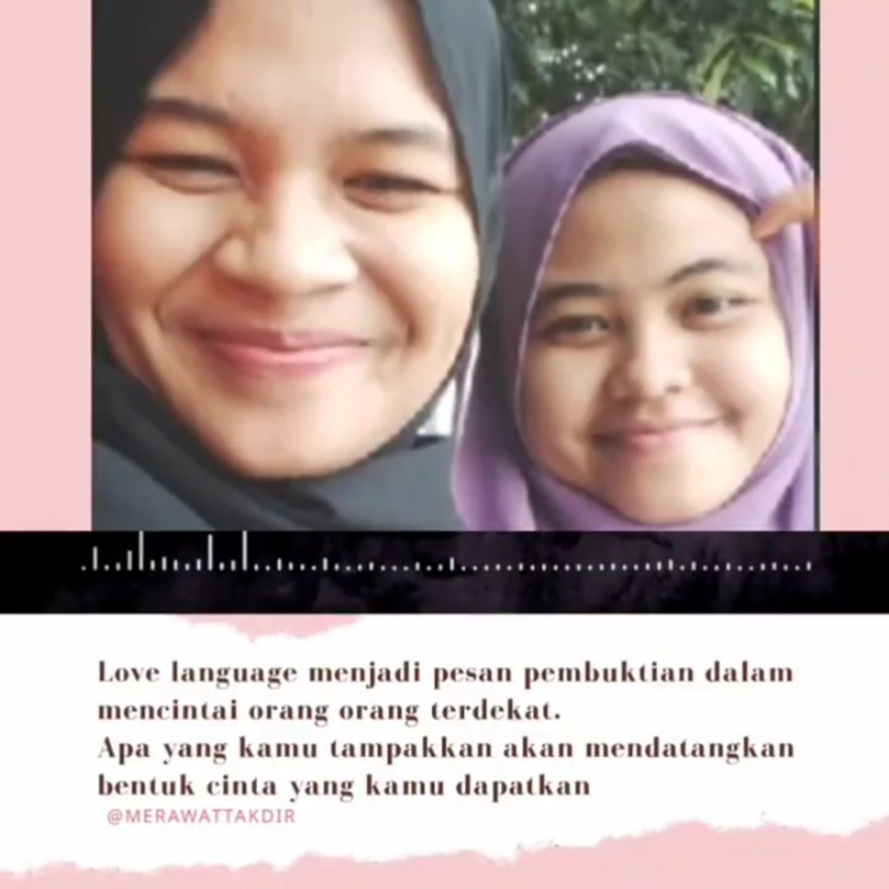 Merawat takdir