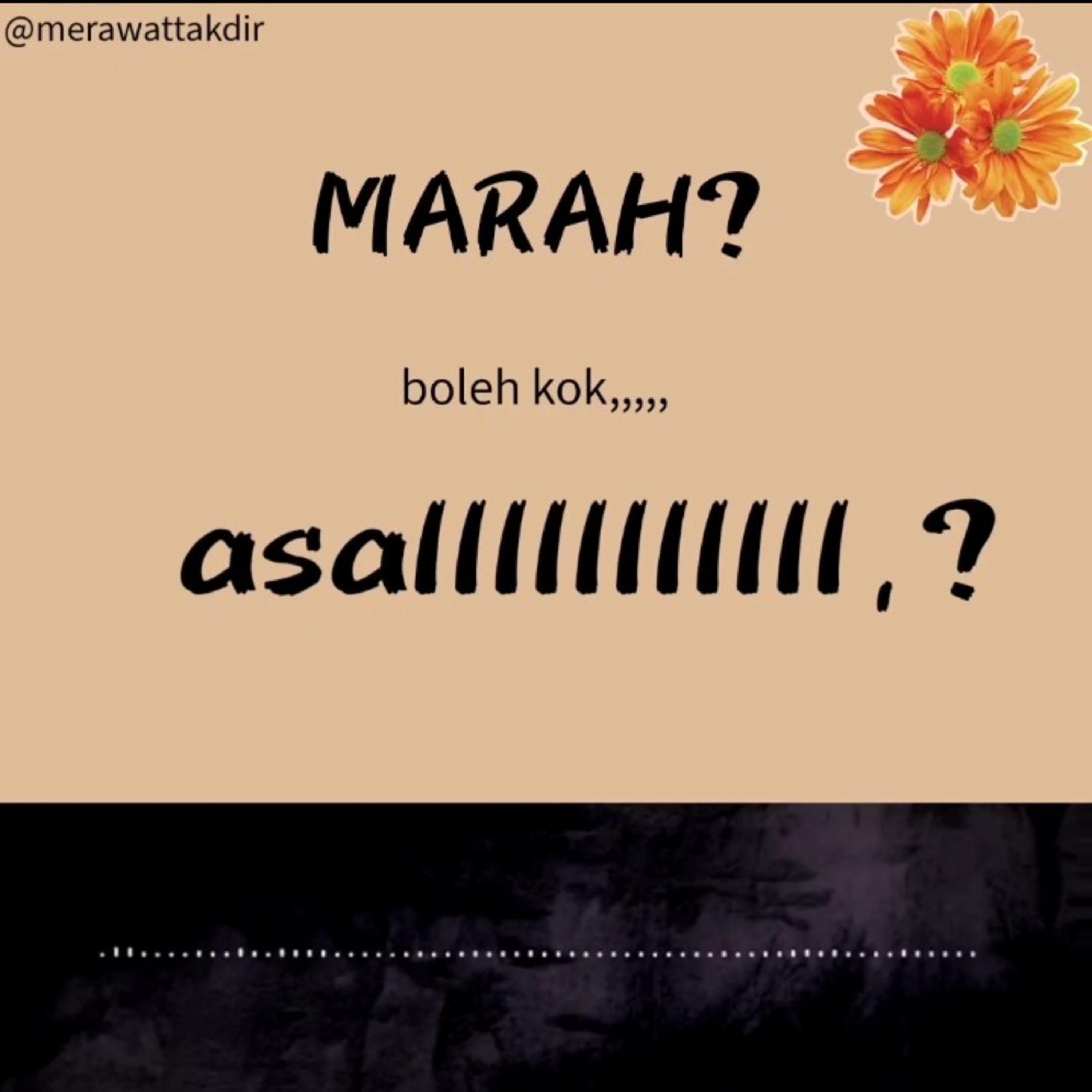 Merawat takdir