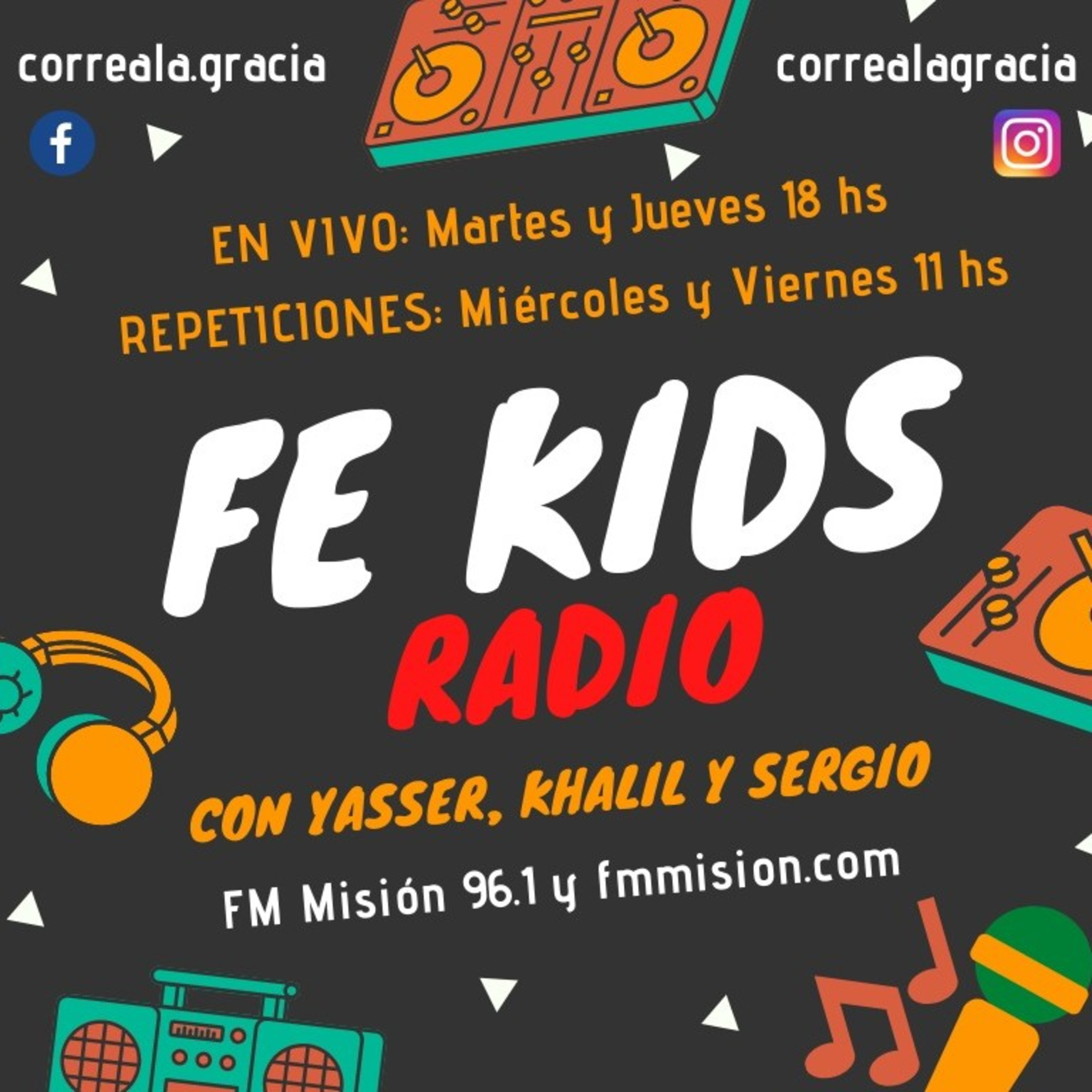 Portada de Corre a la Gracia Podcast