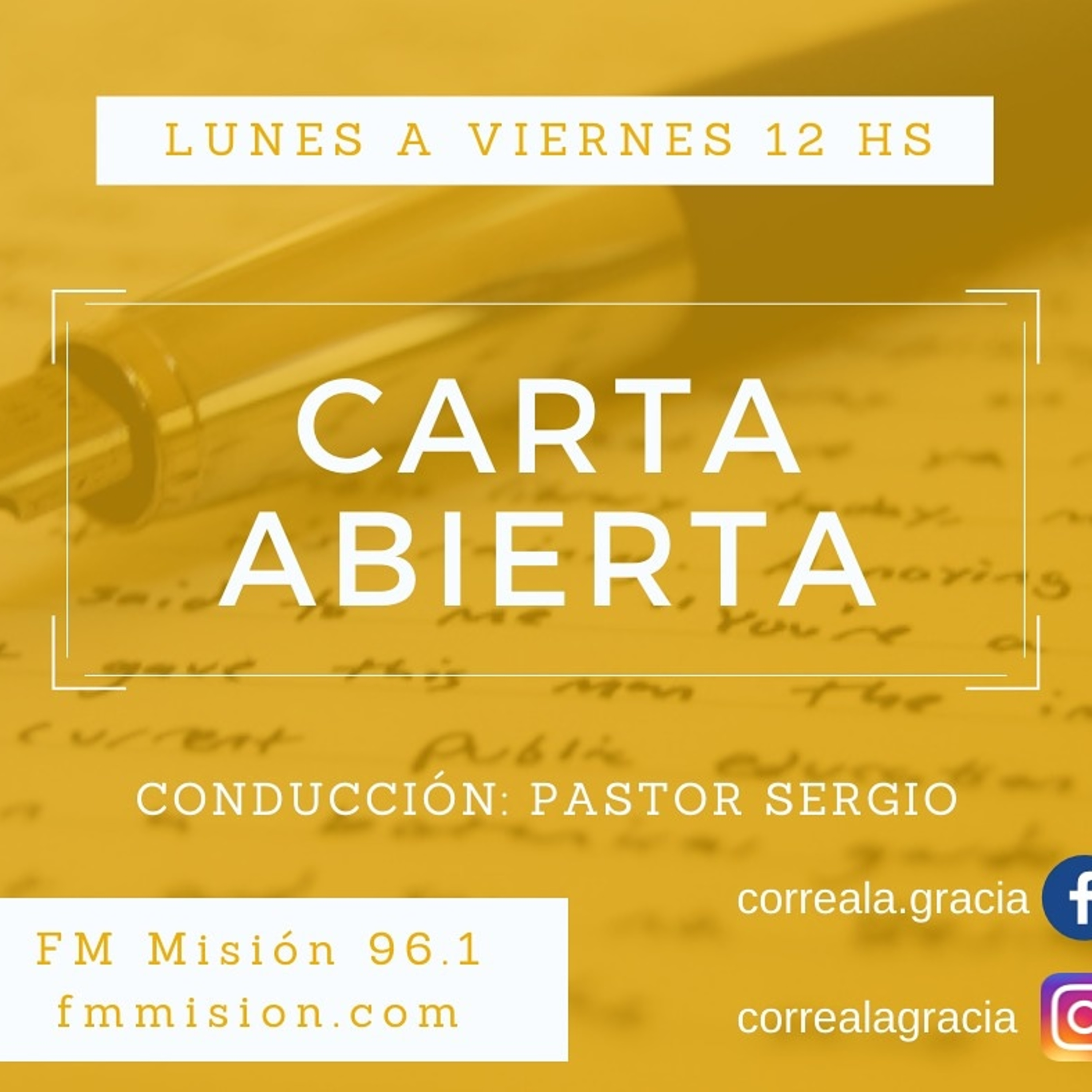 Portada de Corre a la Gracia Podcast