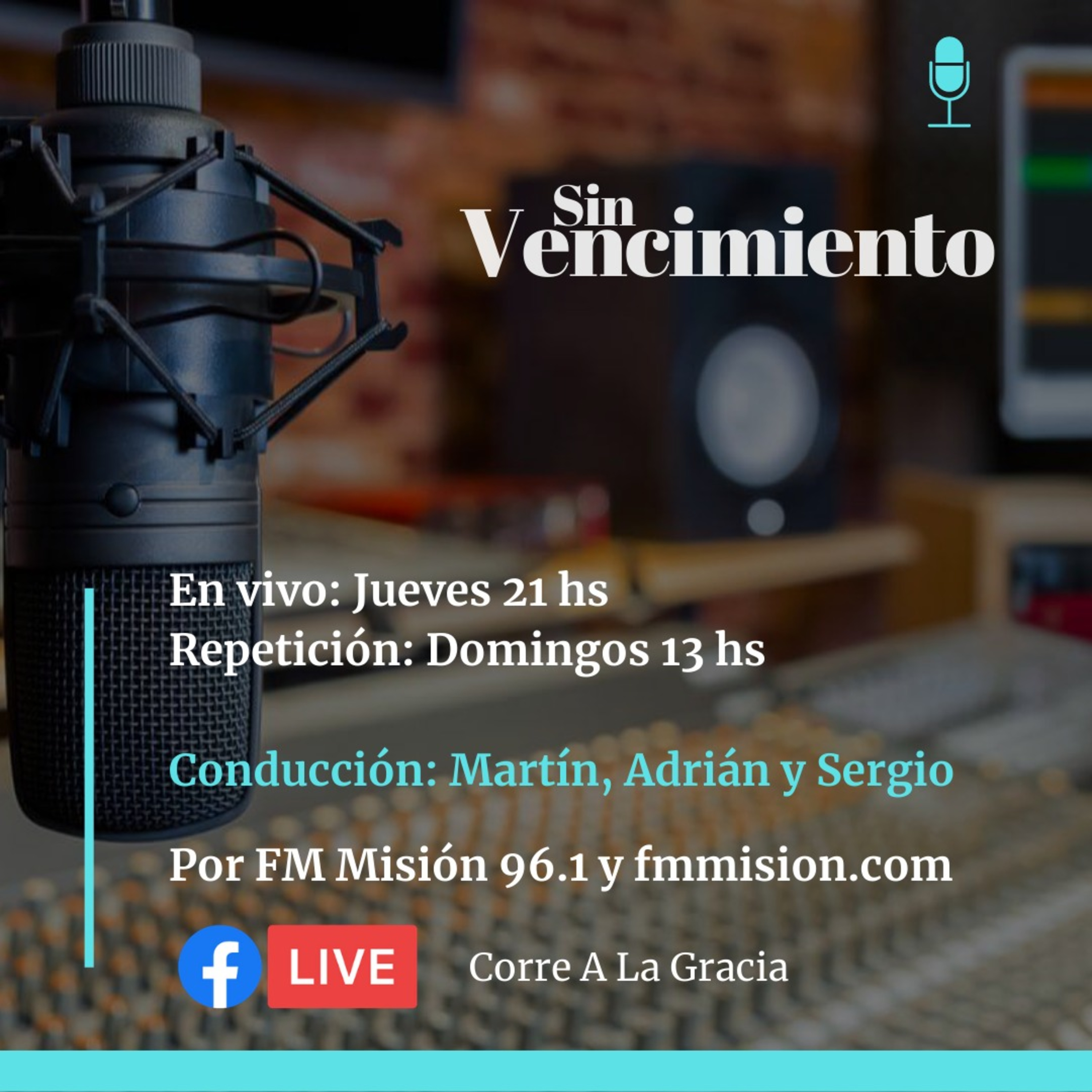 Portada de Corre a la Gracia Podcast