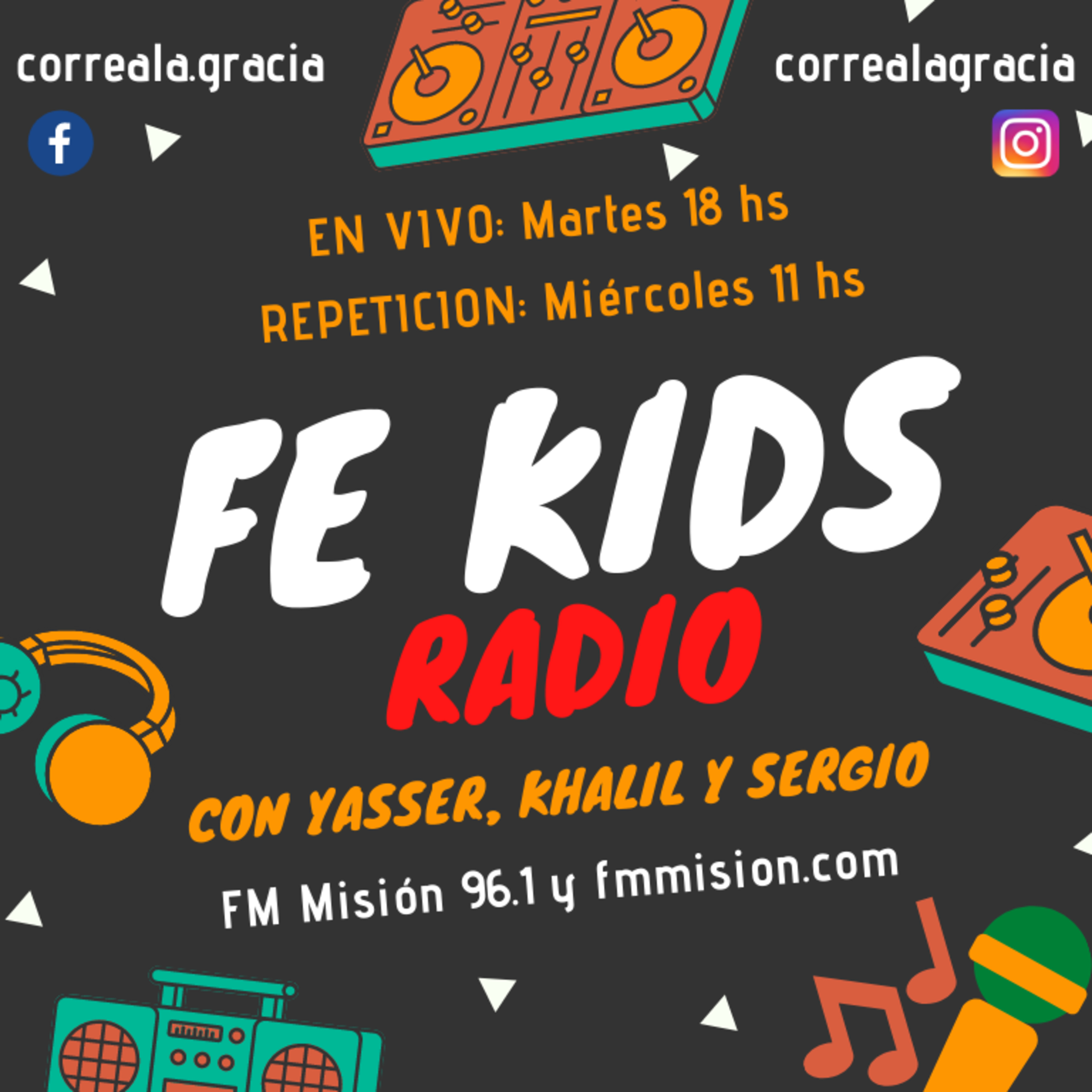 Portada de Corre a la Gracia Podcast