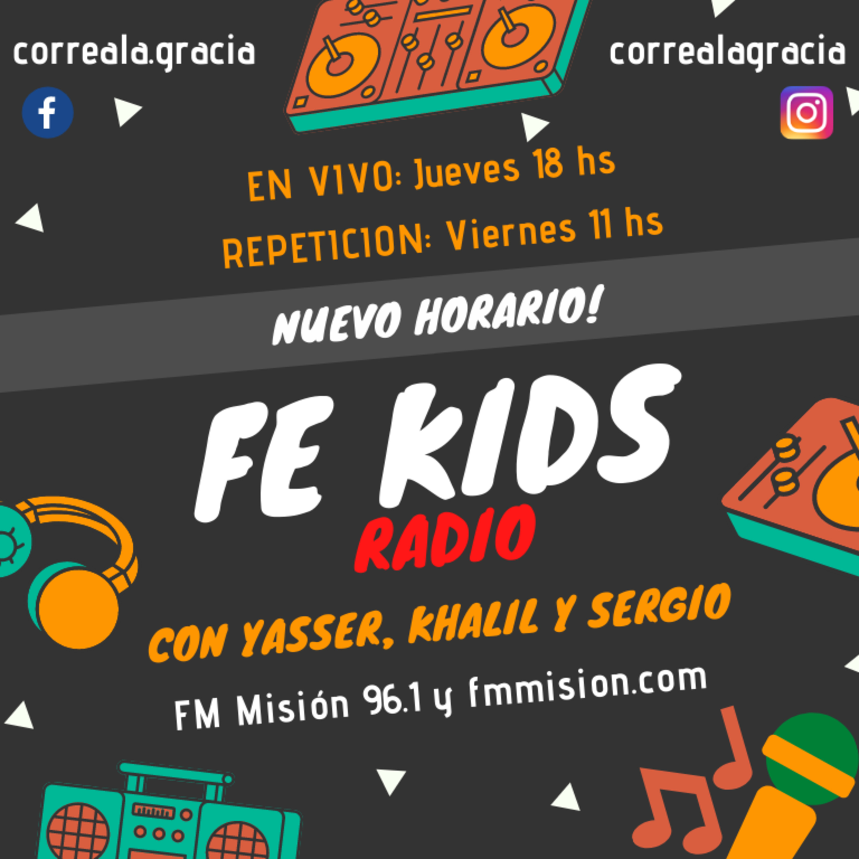 Portada de Corre a la Gracia Podcast