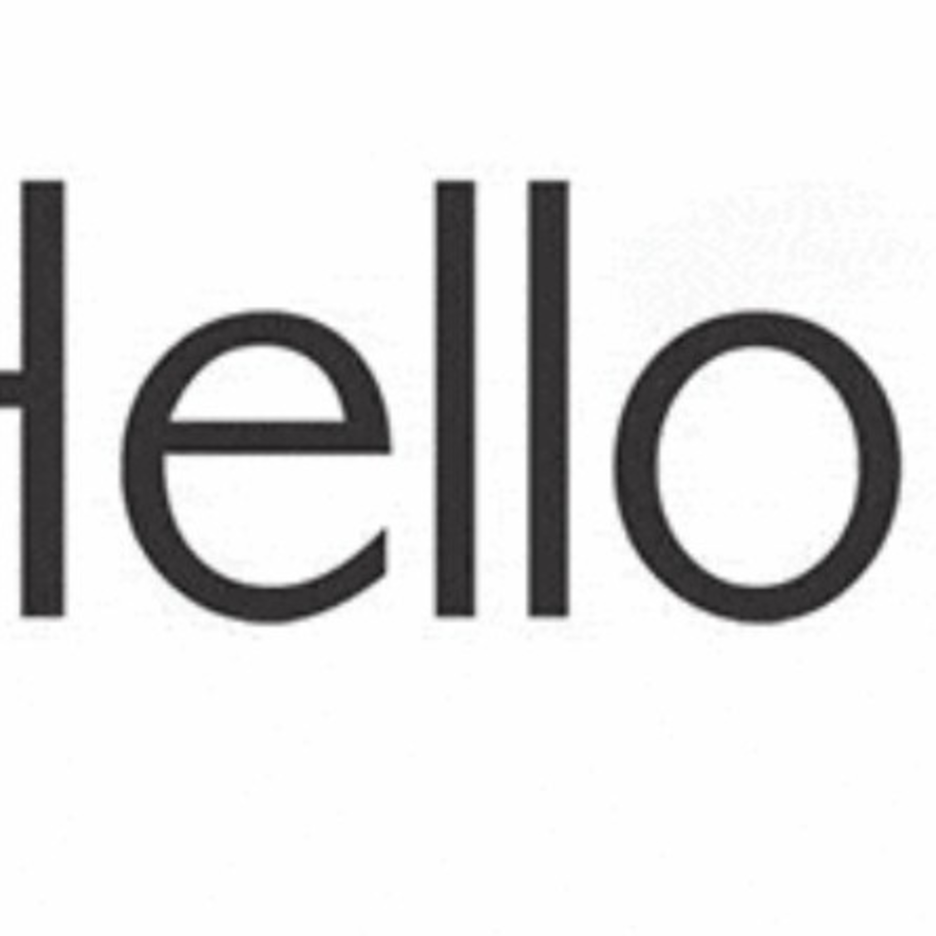 Hello episode artwork