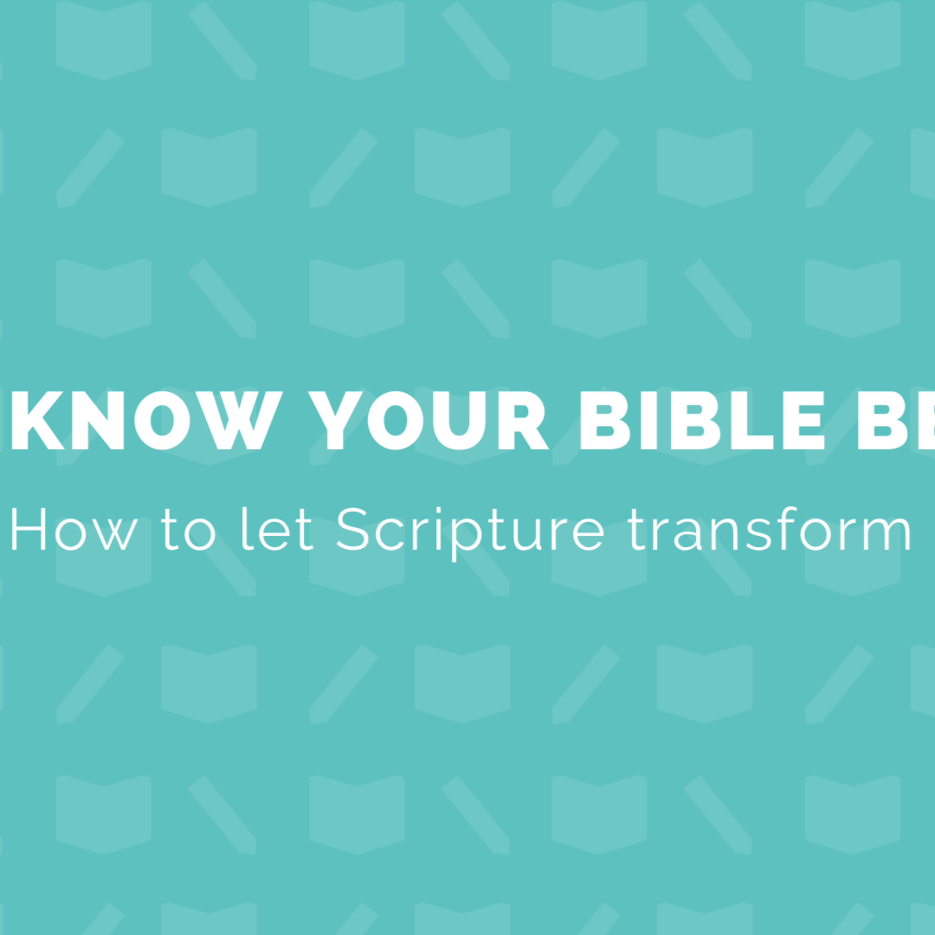 "Paying Attention to Scripture" Know your Bible better series #2, Ryan Peter