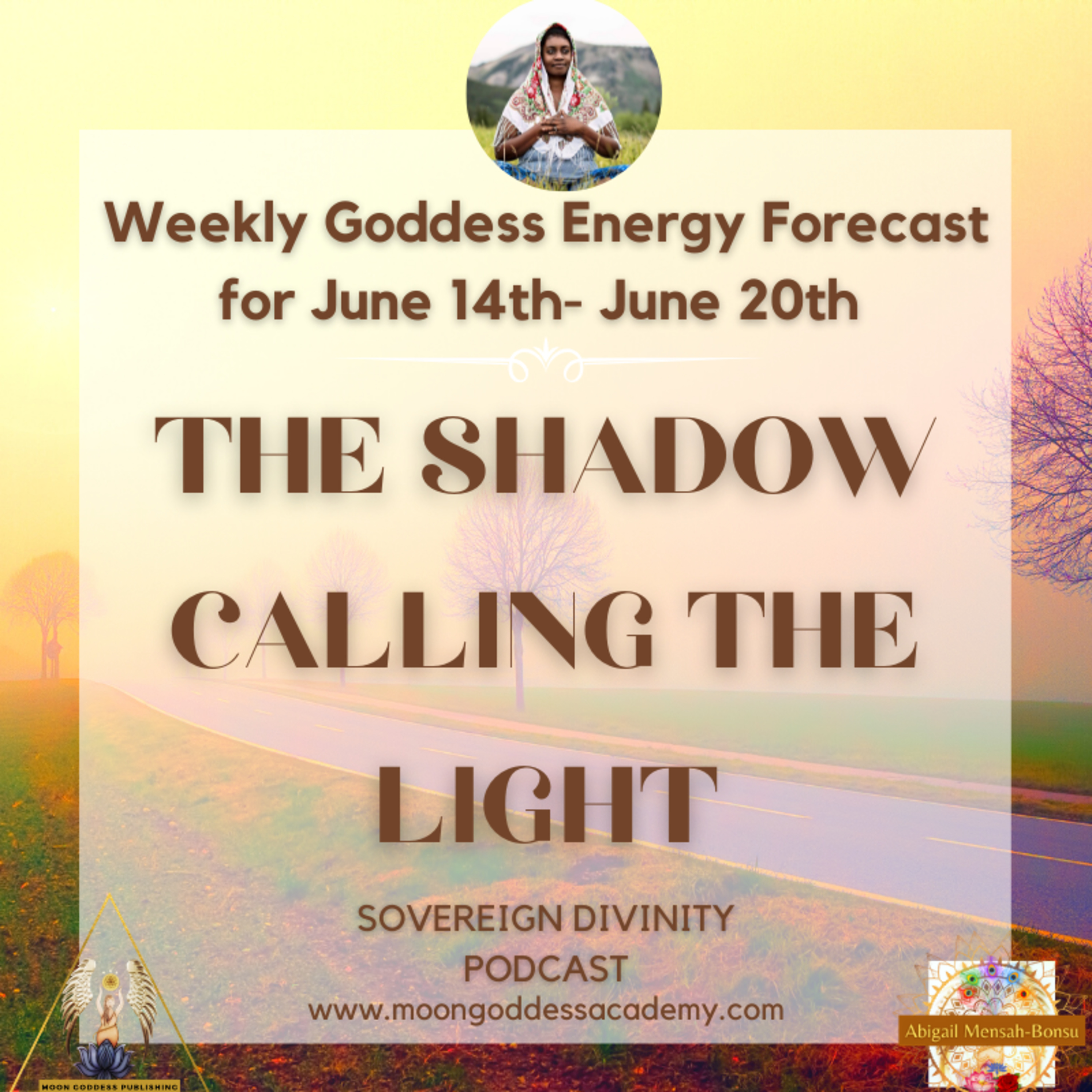 This week's Goddess Energy Forecast- The Shadow calling in the Light 6/14/21 episode artwork