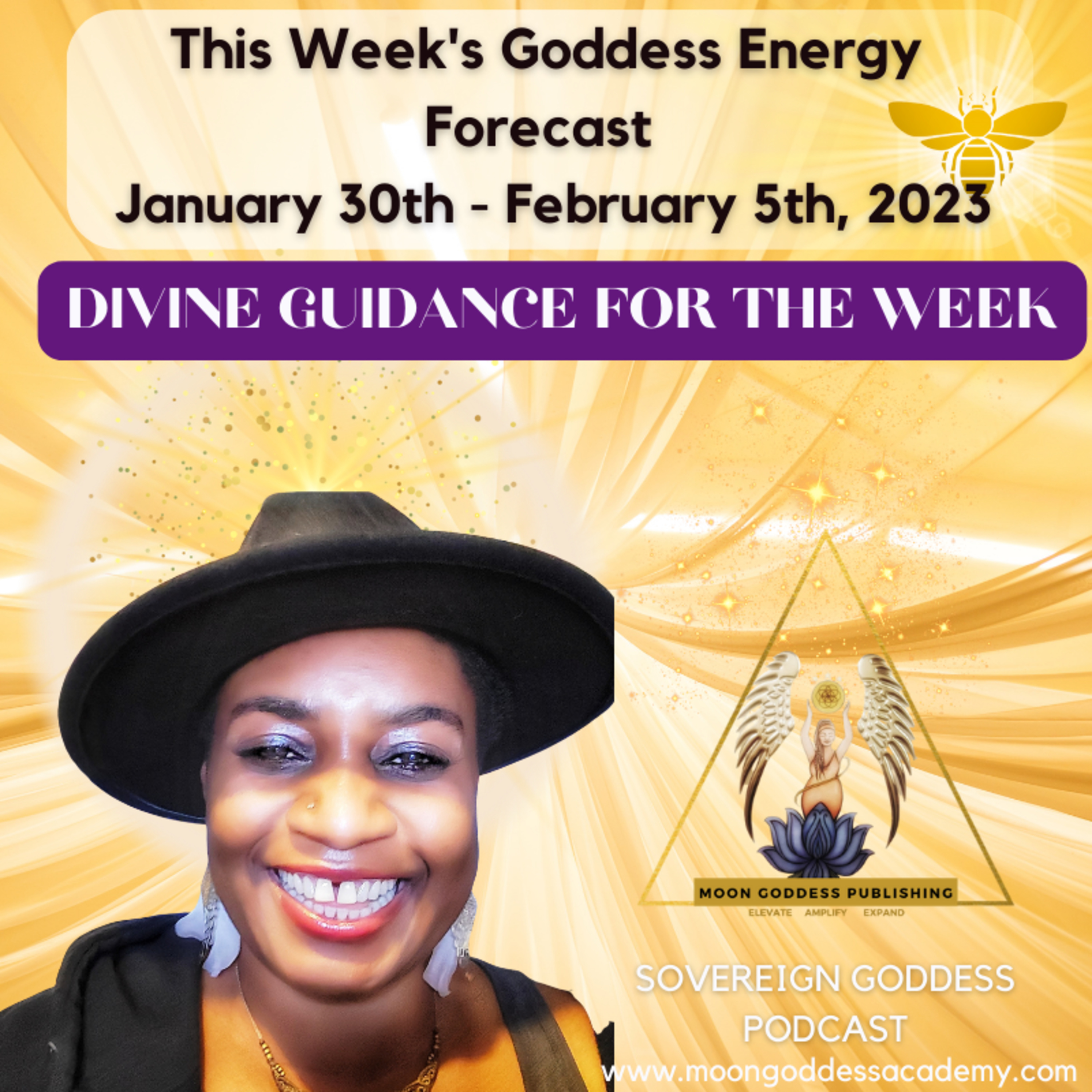 Ep 62 Divine Guidance for the week: This week's Goddess Energy Forecast 1/30-2/5/23 episode artwork