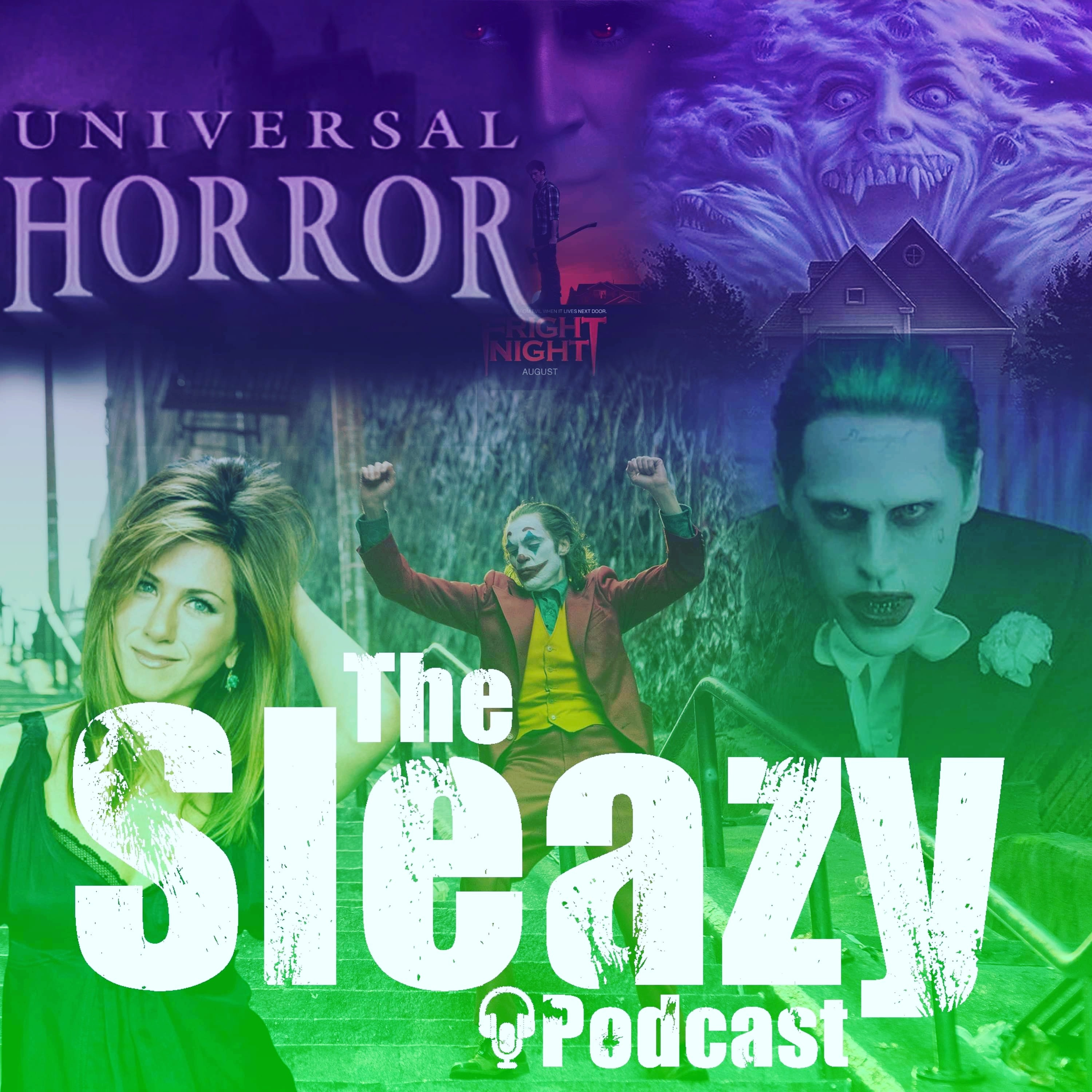 Episode 75- Horror Round Table, Jennifer Aniston, Jared Leto Angry, Joker  episode artwork
