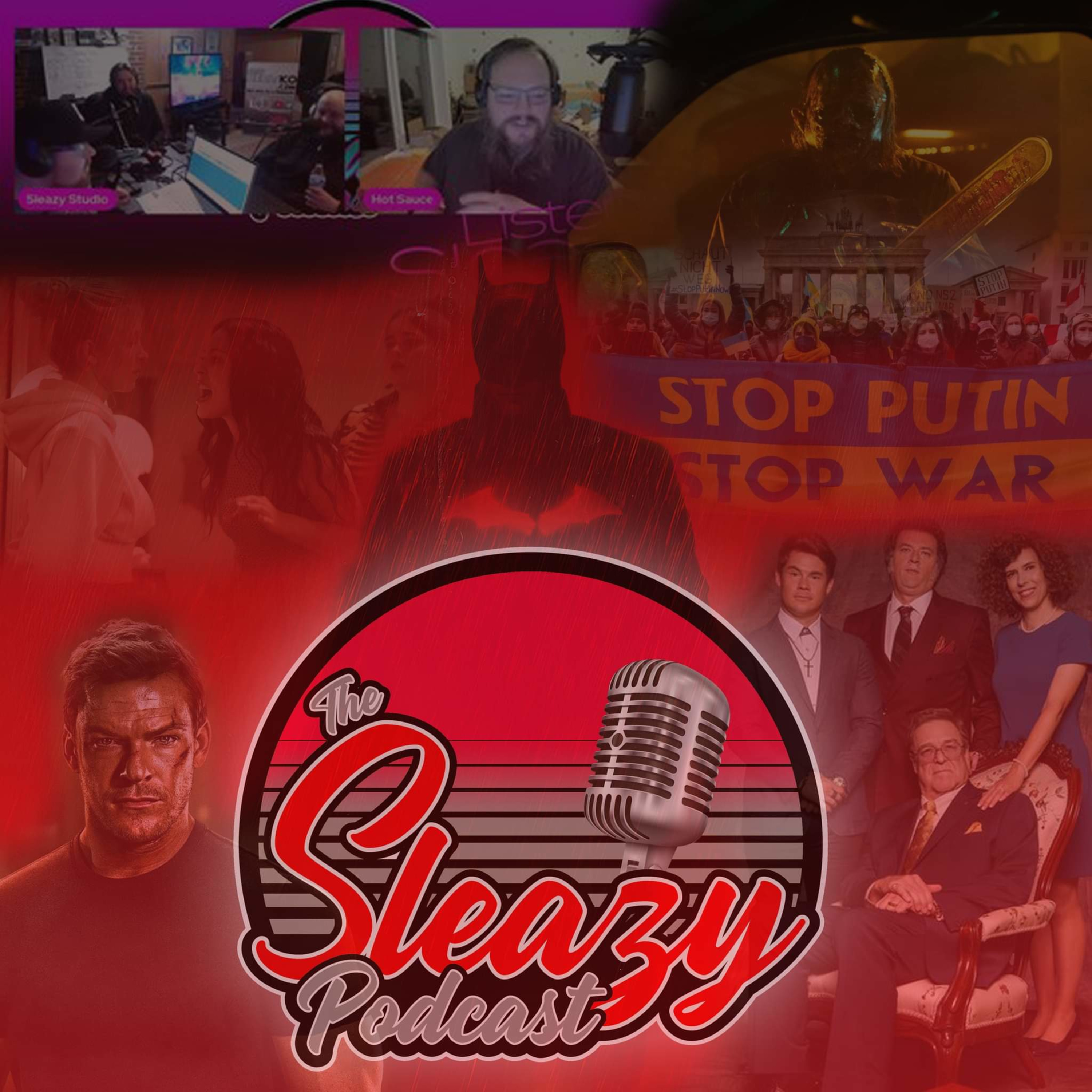 Episode 127 - Ukraine, Crazy News, Euphoria & Gemstones Finales, Reacher, Texas Chainsaw Massacre, The Batman episode artwork