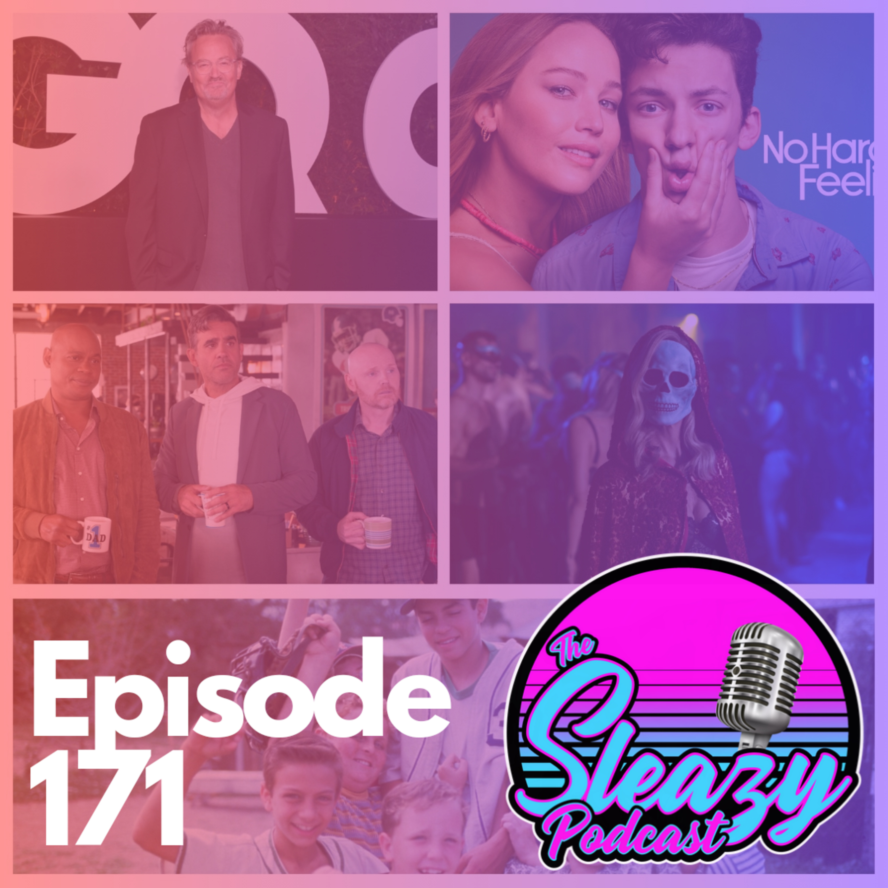 Episode 171 - Matthew Perry, No Hard Feelings, Old Dads, The Fall of the House of Usher, Best Baseball Movies episode artwork