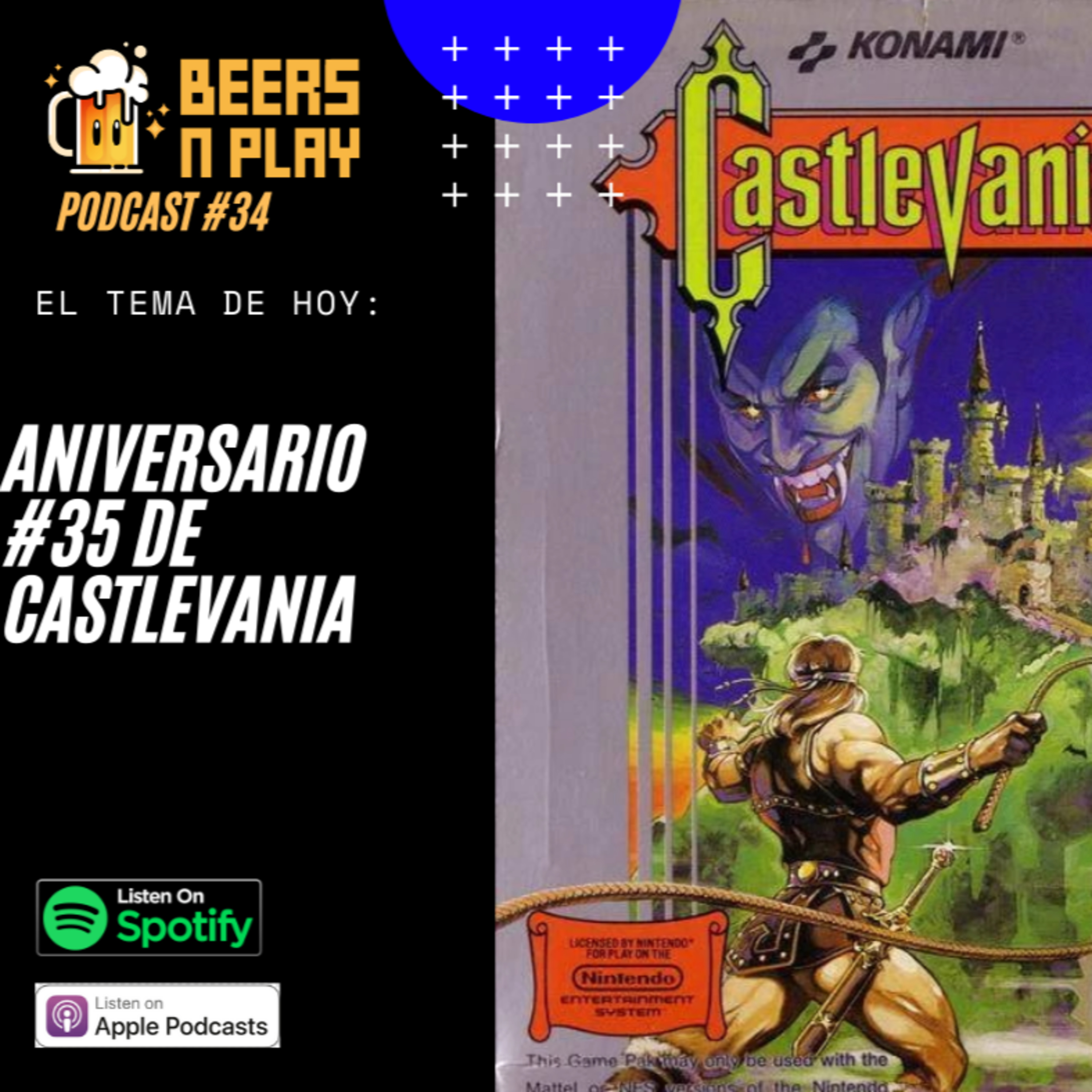 🍺🧛🏻‍♀️ Aniversario 35 de Castlevania
