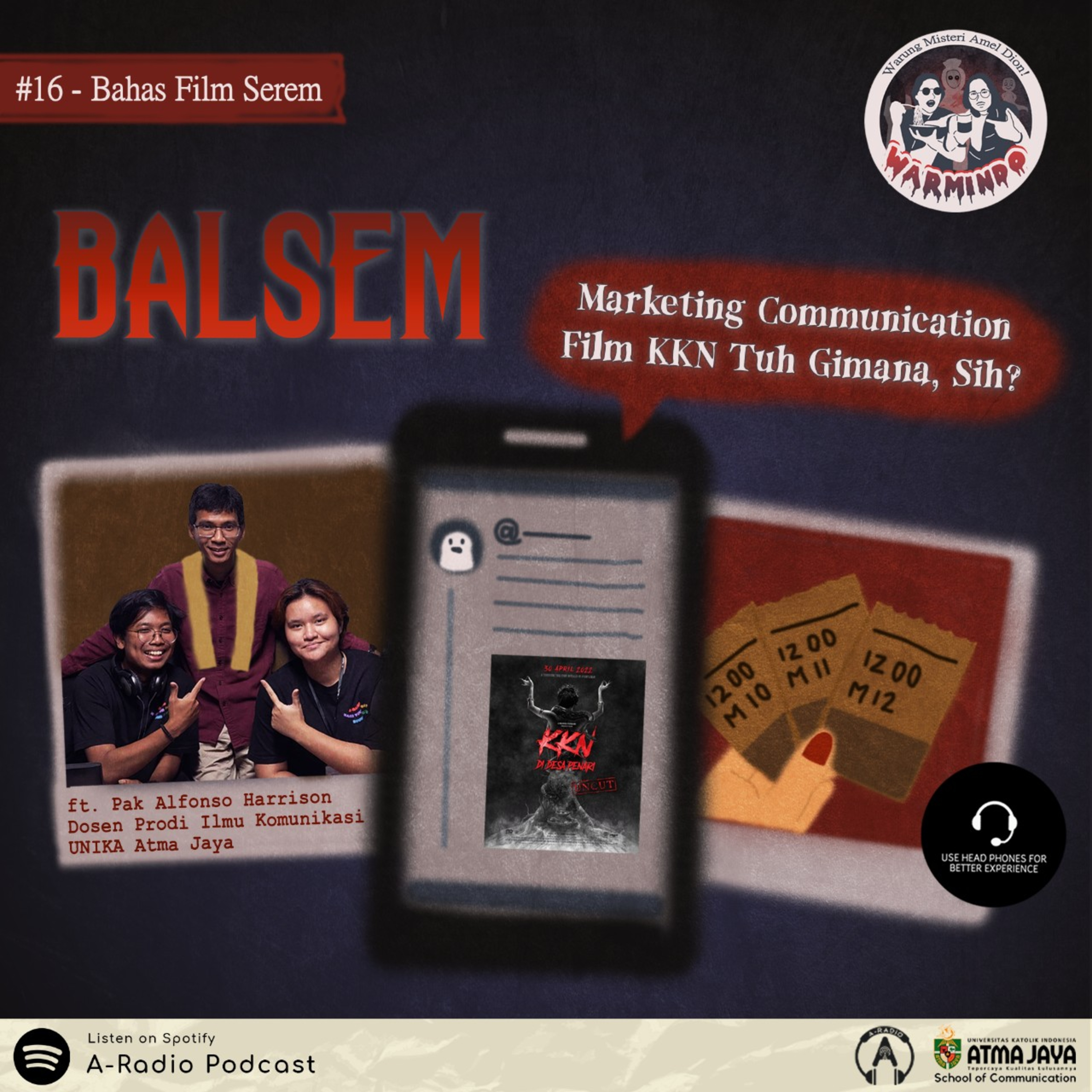 WARMINDO #16 Balsem: Bahas Film Serem "KKN Desa Penari" Marketing or Gimmick?! Ft. Pak Alfonso Harrison episode artwork