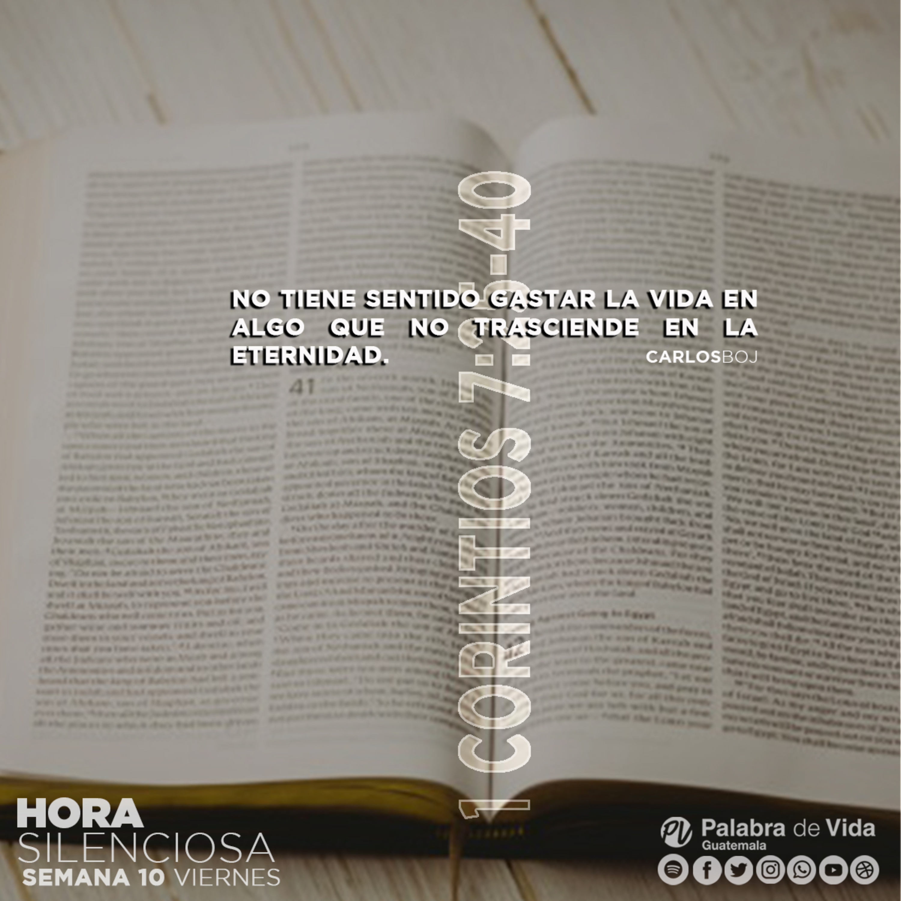 SEMANA 10 VIERNES 1 Corintios 7:25-40 episode artwork