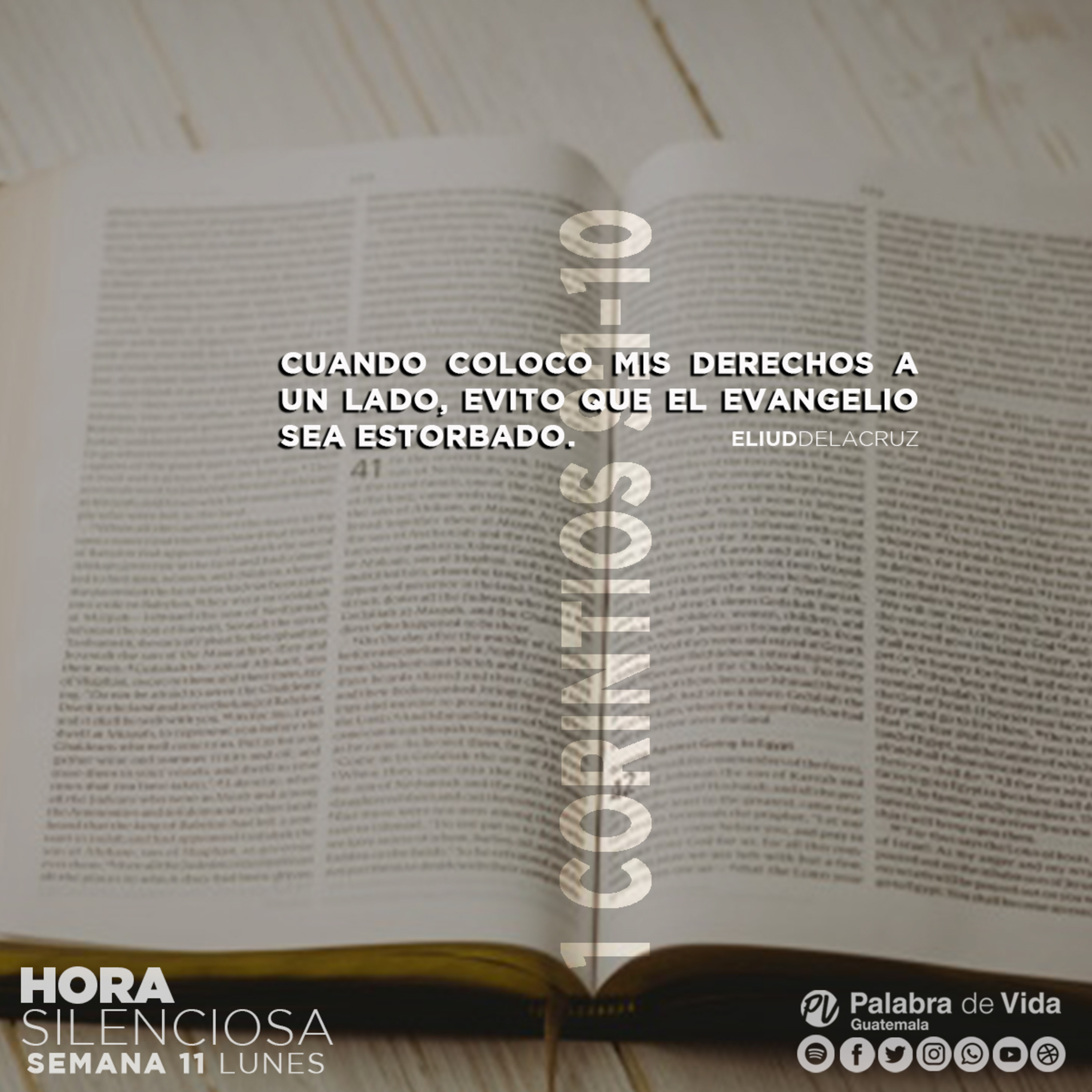 SEMANA 11 LUNES 1 Corintios 9:11-18 episode artwork