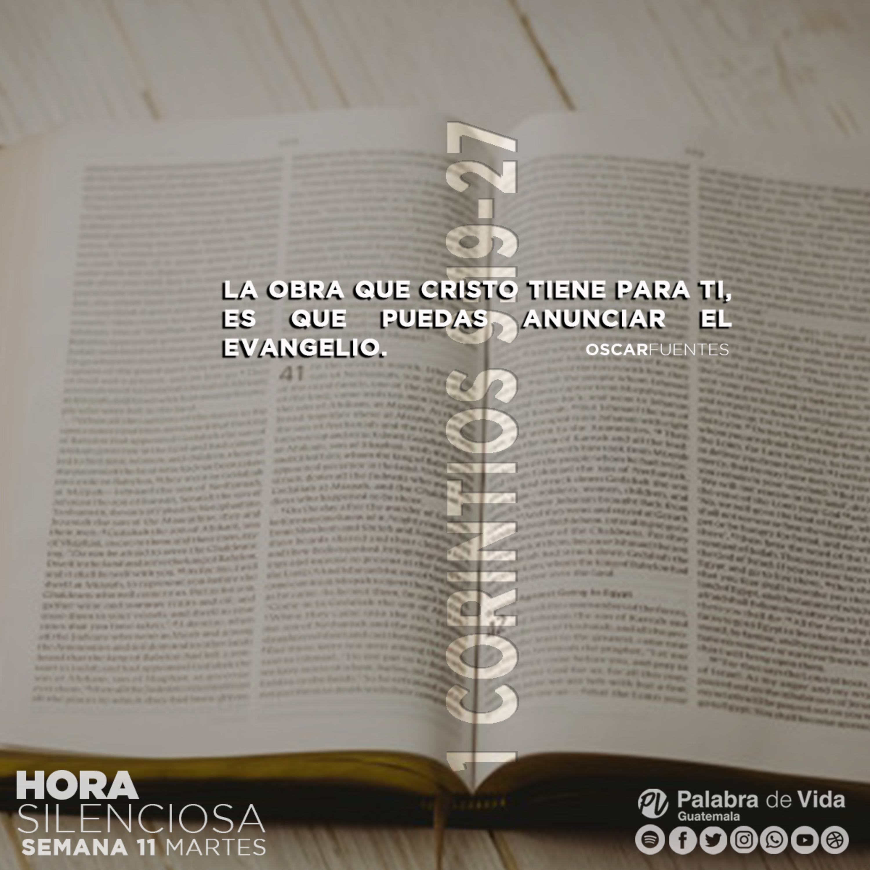 SEMANA 11 MARTES 1 Corintios 9:19-27 episode artwork