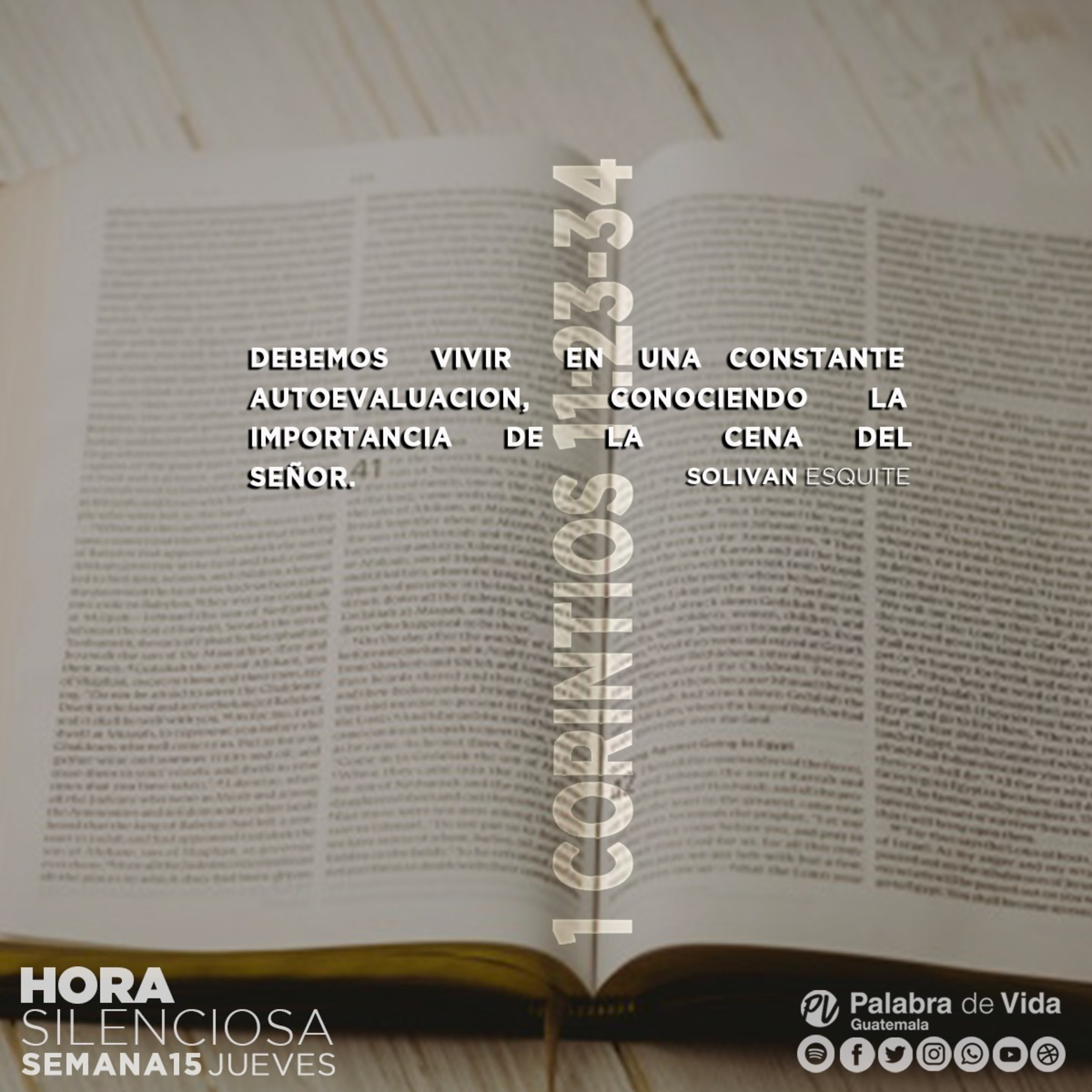 SEMANA 15 JUEVES 1 Corintios 11:23-34 episode artwork
