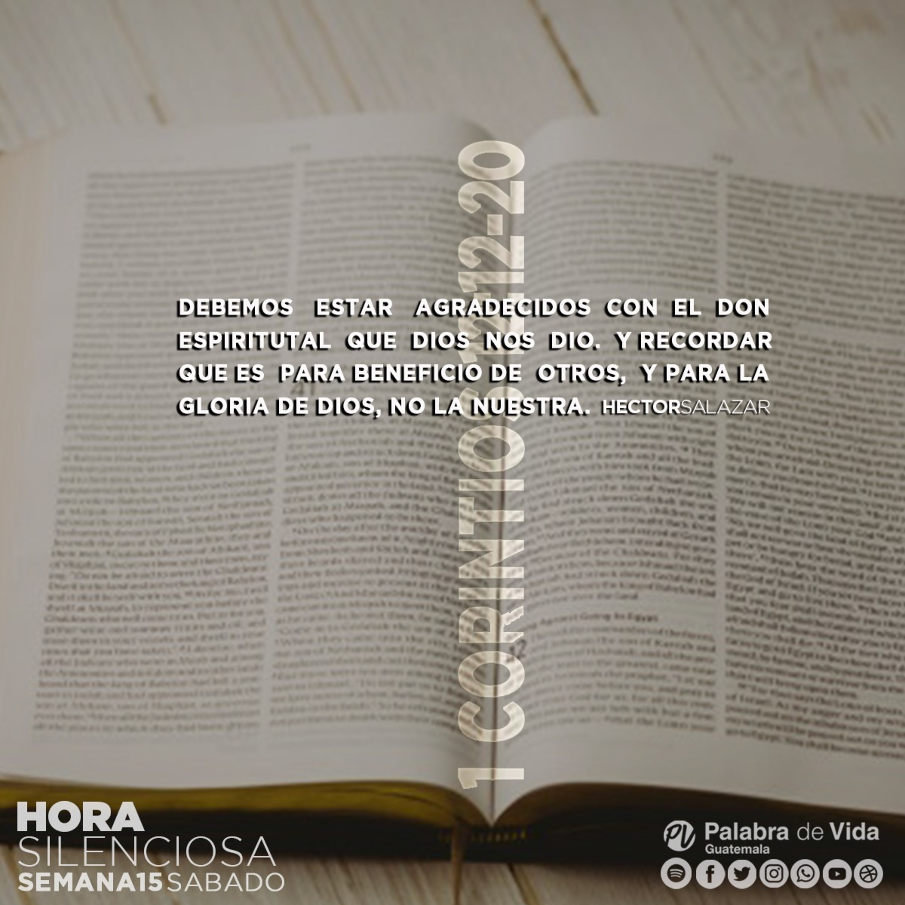 SEMANA 15 SABADO 1 Corintios 12:12-20 episode artwork