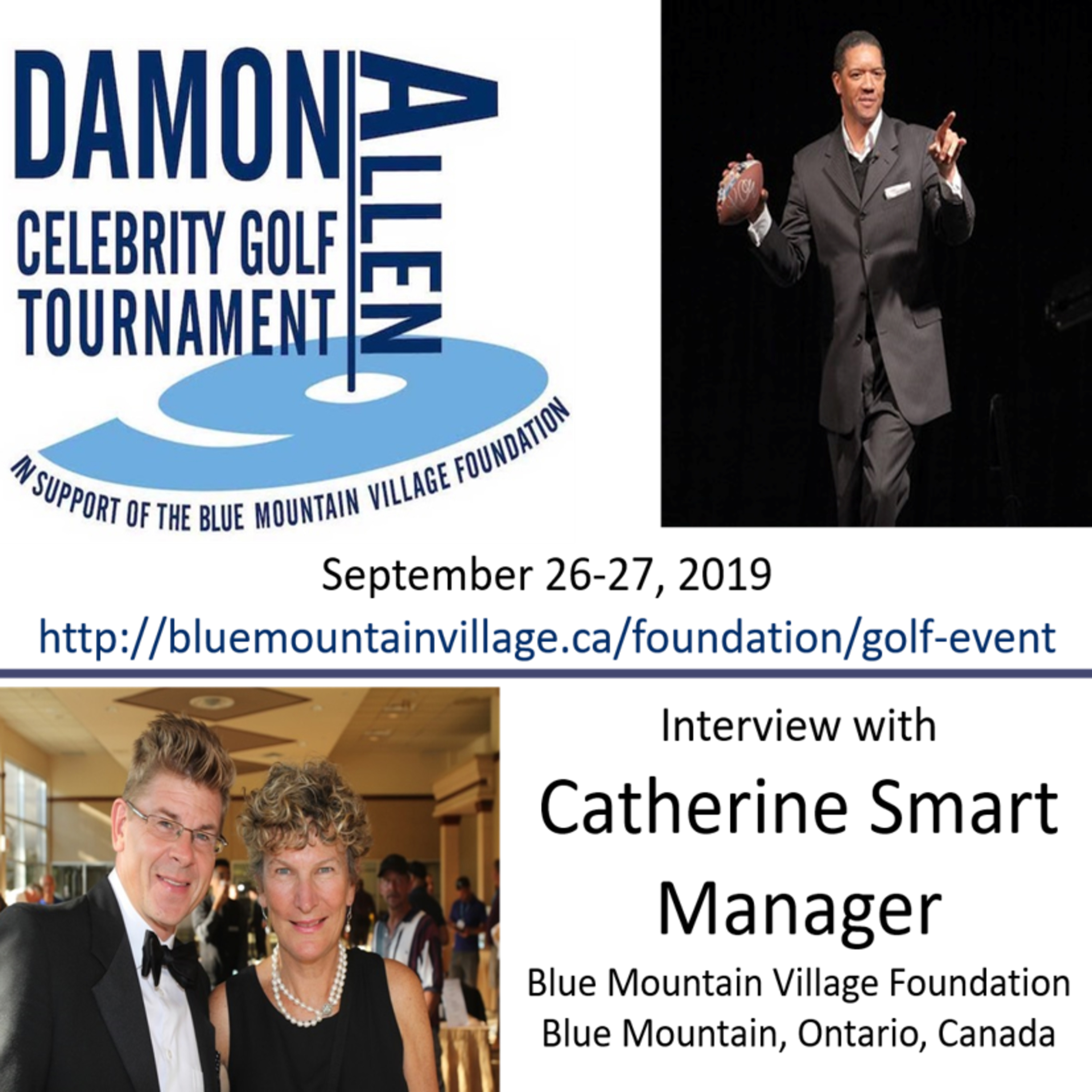 Interview with Catherine Smart, Manager, Blue Mountain Village Foundation for Damon Allen Celebrity Golf Tournament-Canada episode artwork