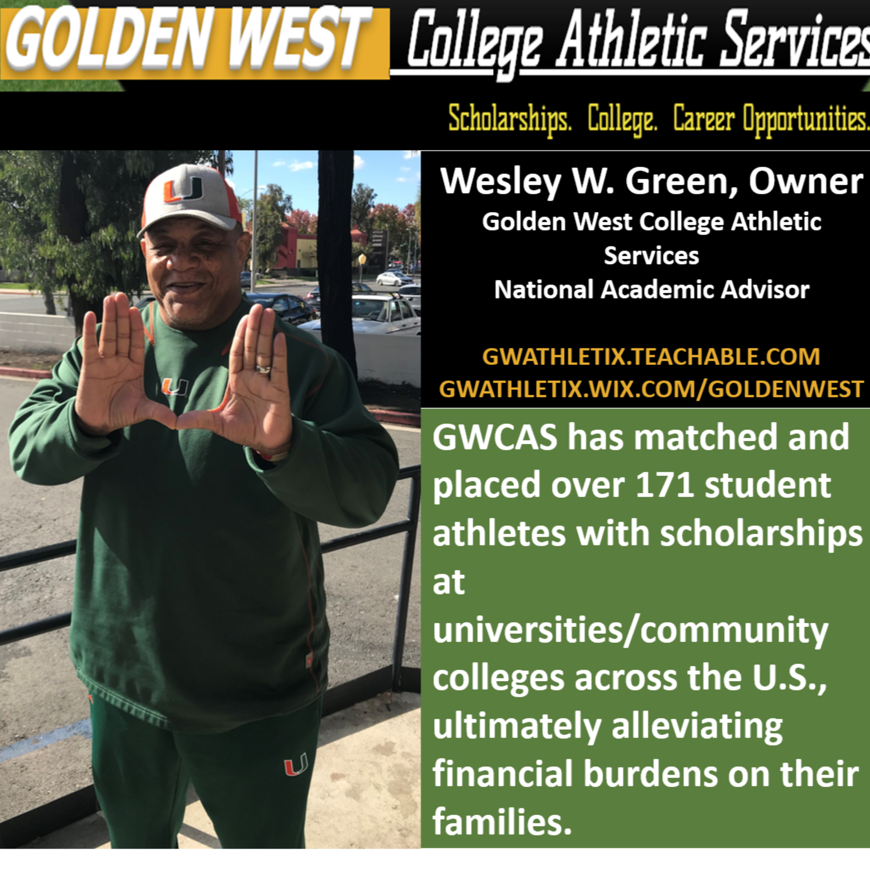 Excerpt from Interview with Wesley W. Green, Founder, Golden West College Athletic Services-Los Angeles episode artwork