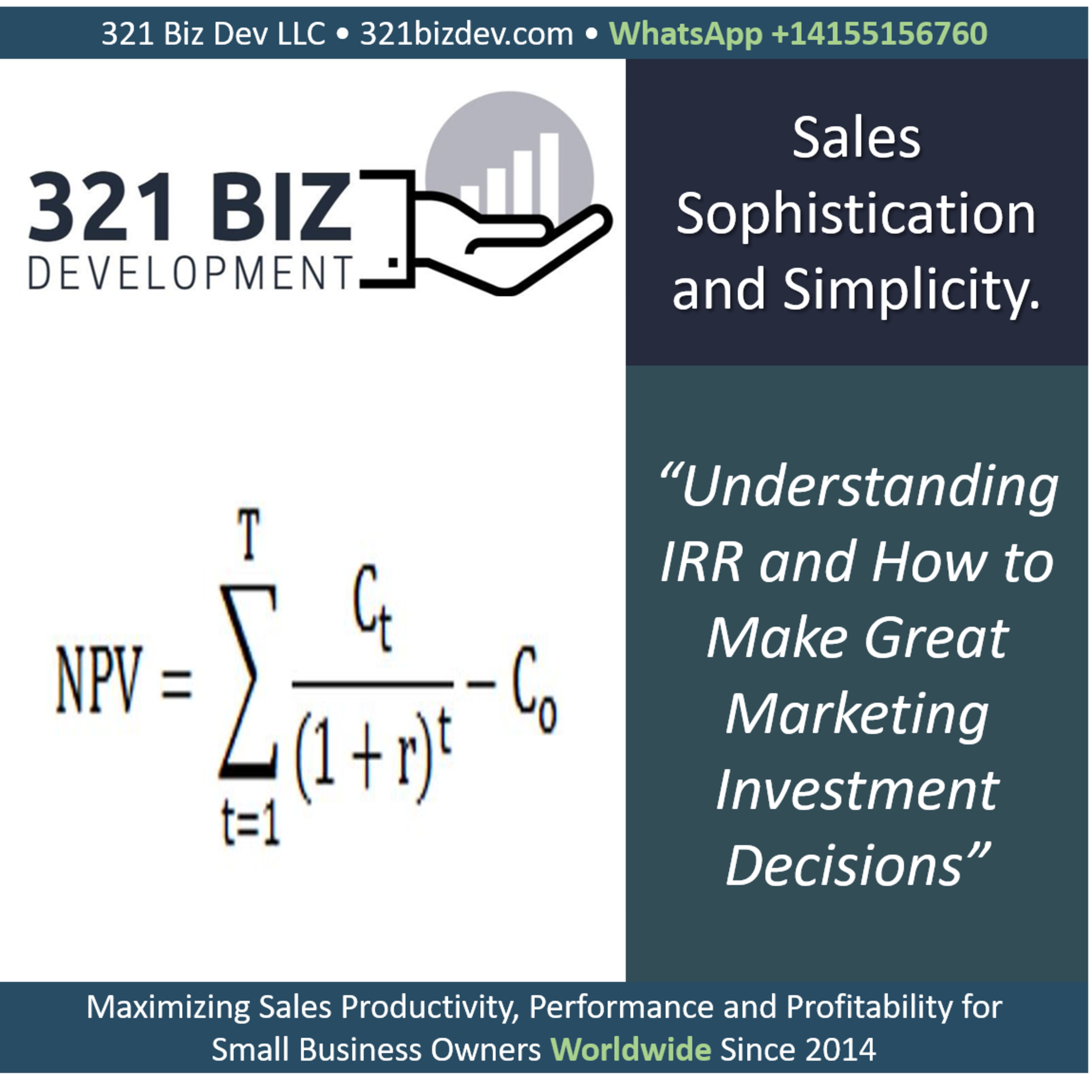 IRR, Internal Rate of Return: How to Measure Marketing Campaign Effectiveness to Generate Sales Revenue episode artwork