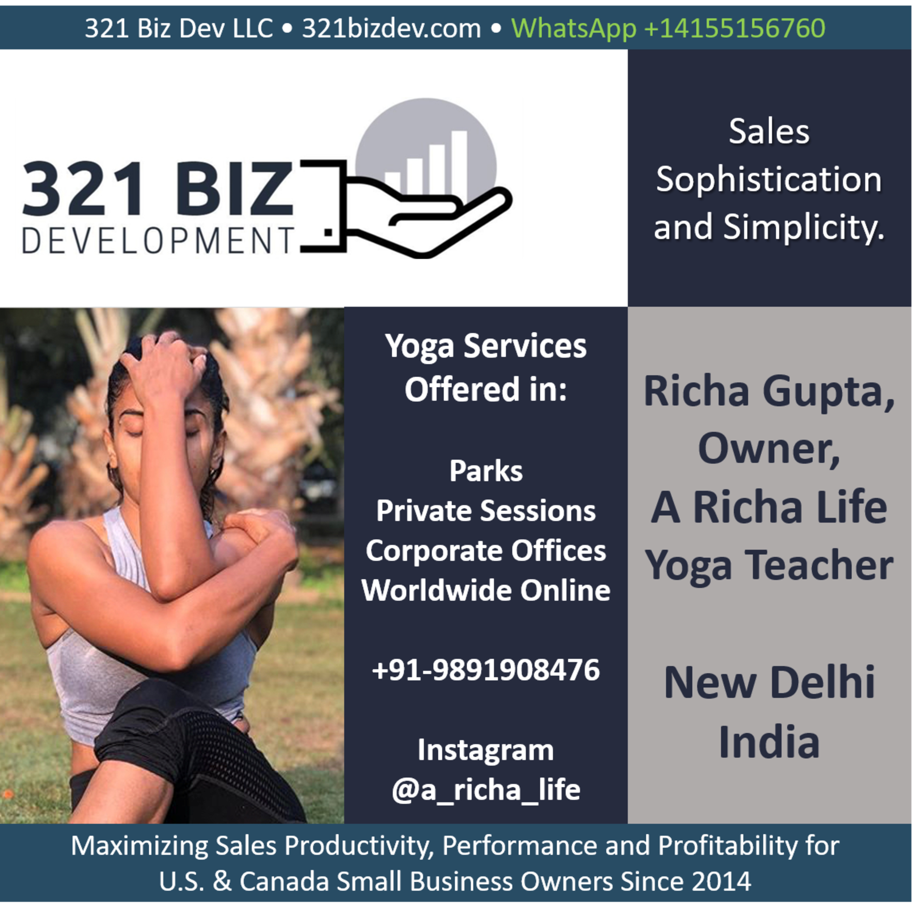 Interview Richa Gupta, Owner & Yoga Teacher, A Richa Life, New Delhi India (Noida District) episode artwork