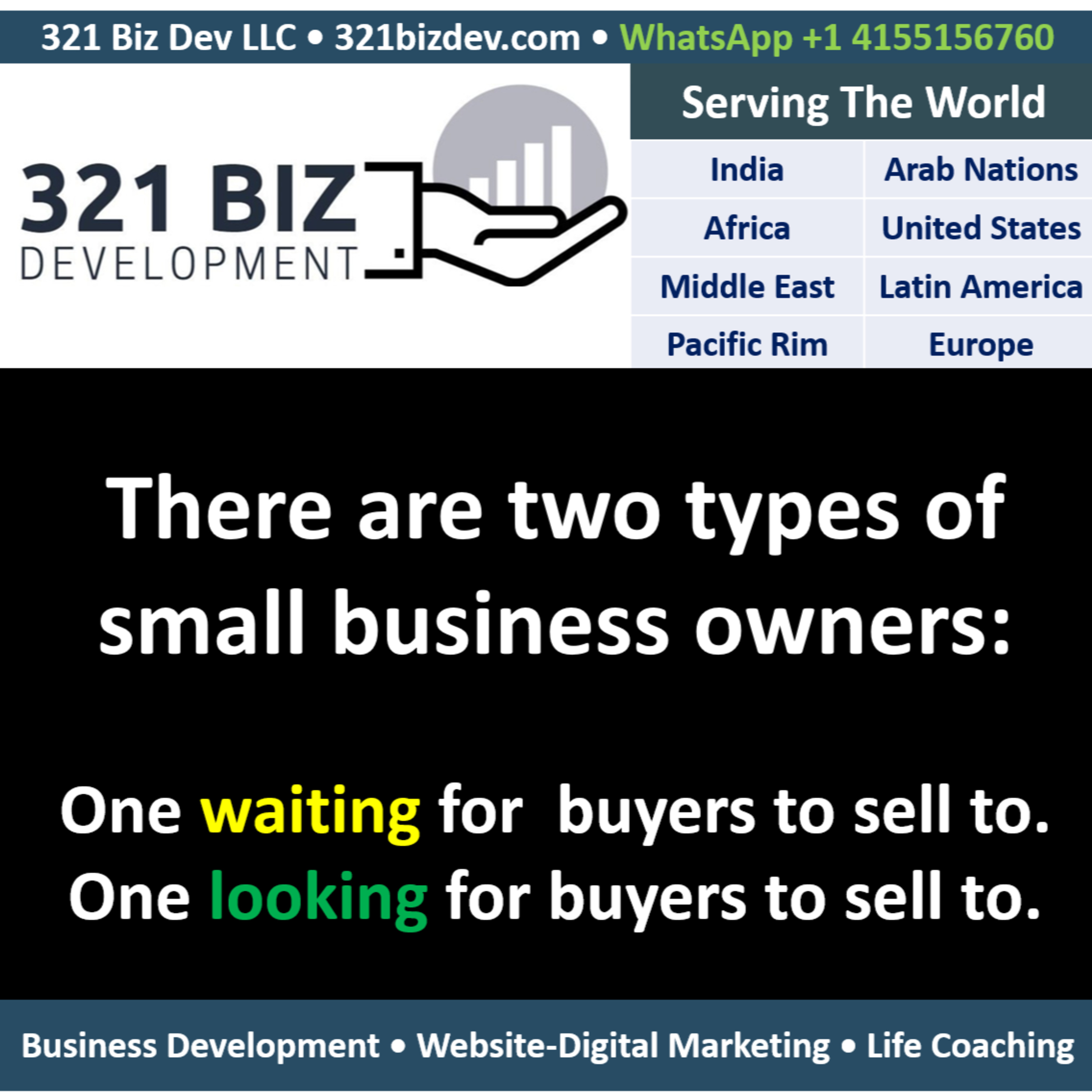 The Two Types of Small Business Owners: One Waiting for Customers; The Other Looking for Customers episode artwork