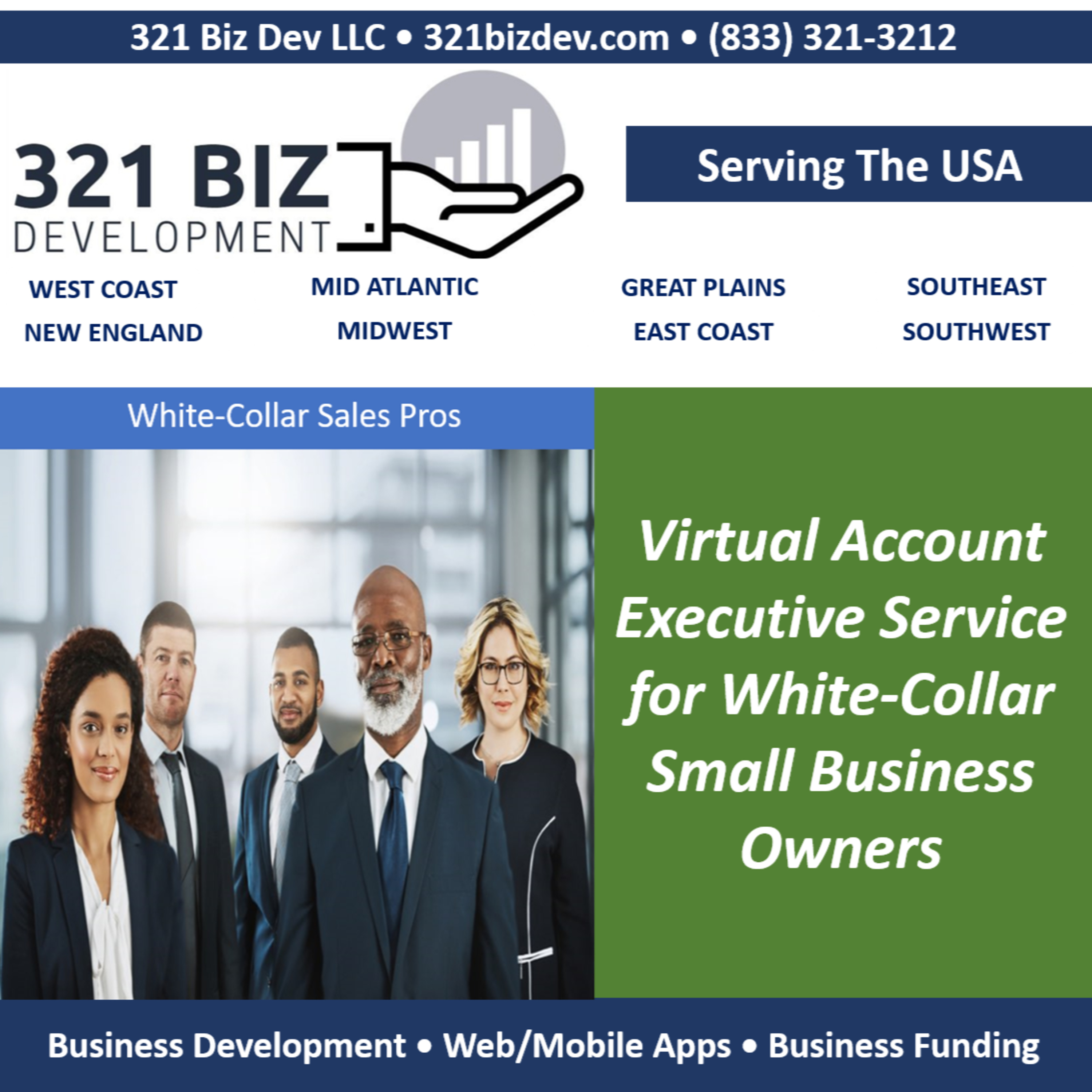 How White-Collar Small Business Owners Can Benefit from the 321 Virtual Account Executive Services episode artwork