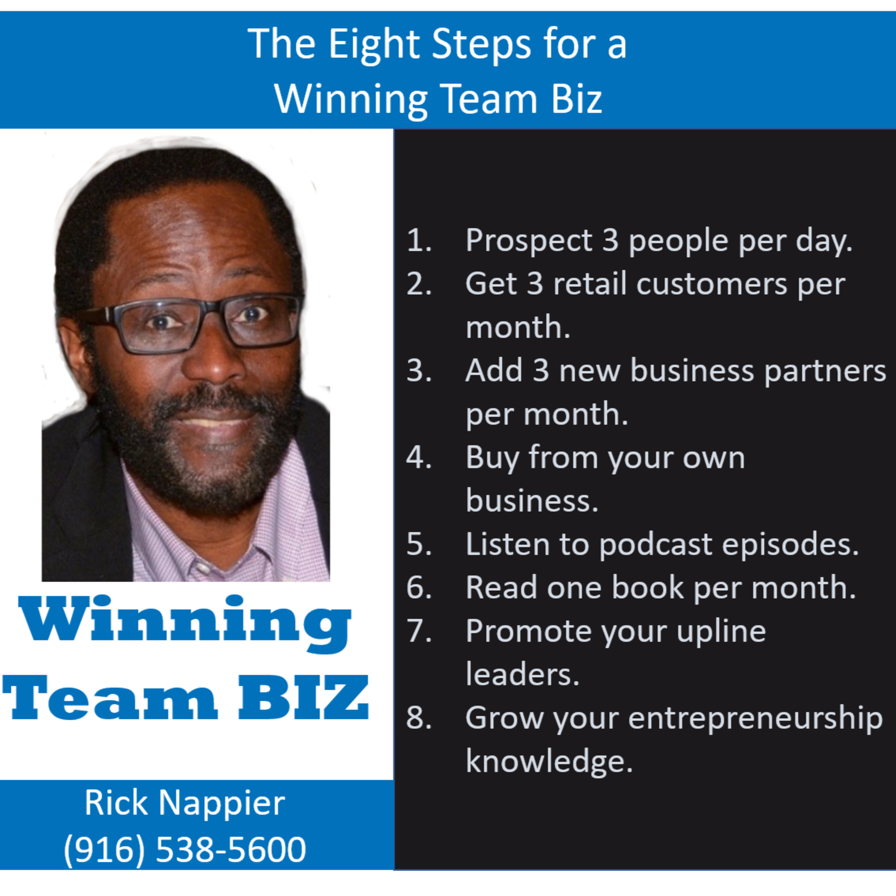 Winning Team Biz-Eight Steps to Succeed to the Amway Business episode artwork