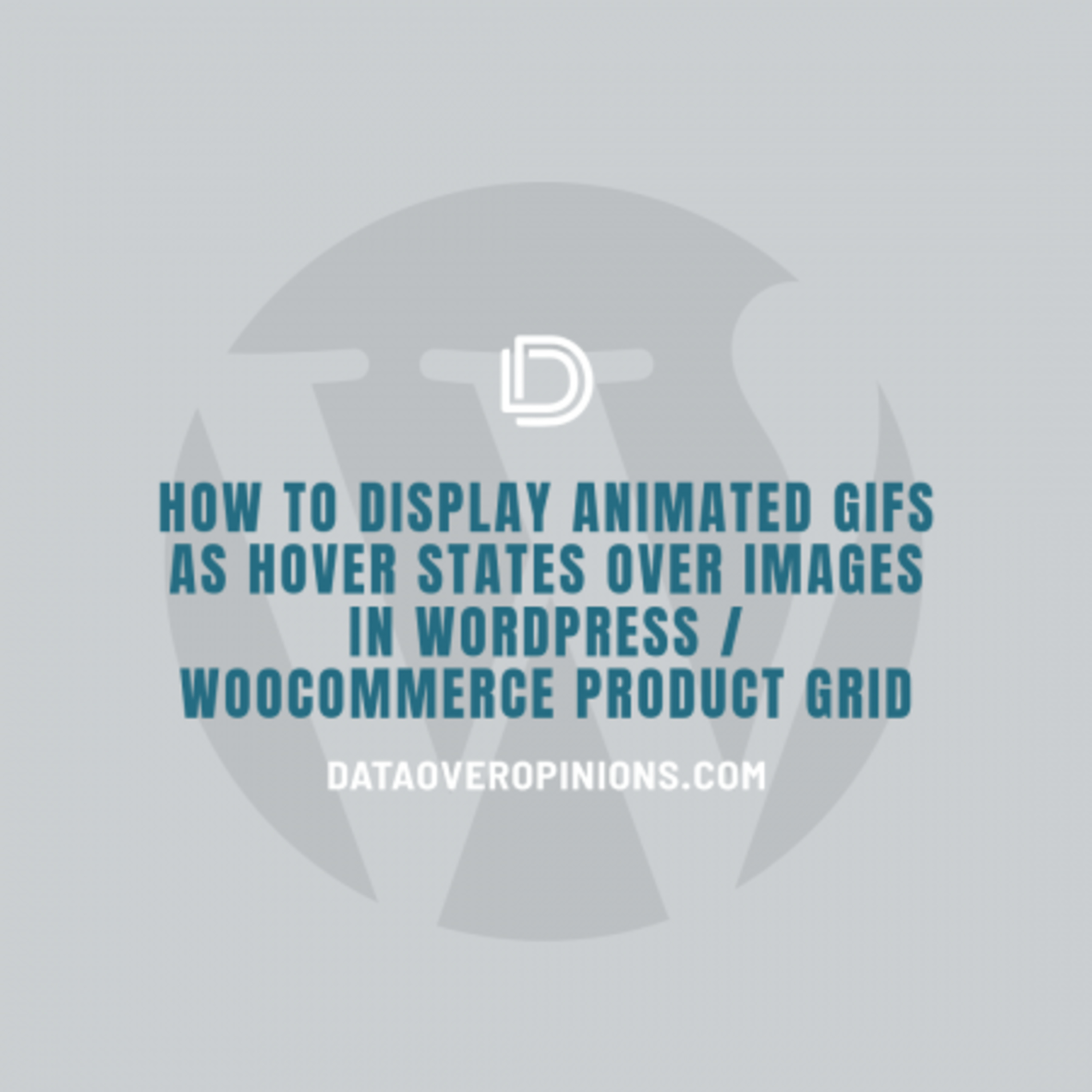 Episode 184: How To Display Animated GIFs as Hover States in WordPress Enfold Theme - Data Driven Daily Tip 294 episode artwork