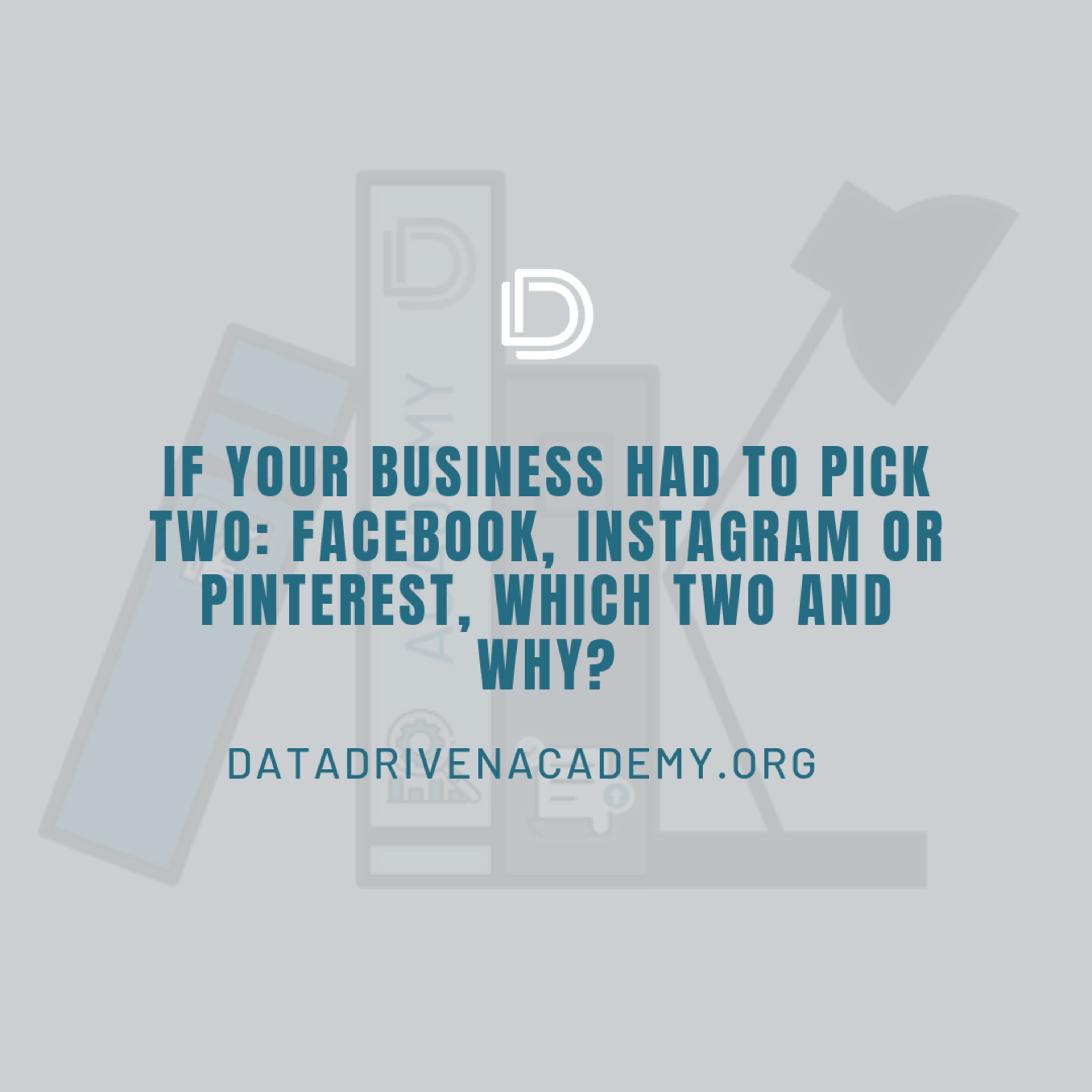 Episode 194: If Your Business Had To Pick Two: Facebook, Instagram or Pinterest, Which Two and Why? episode artwork
