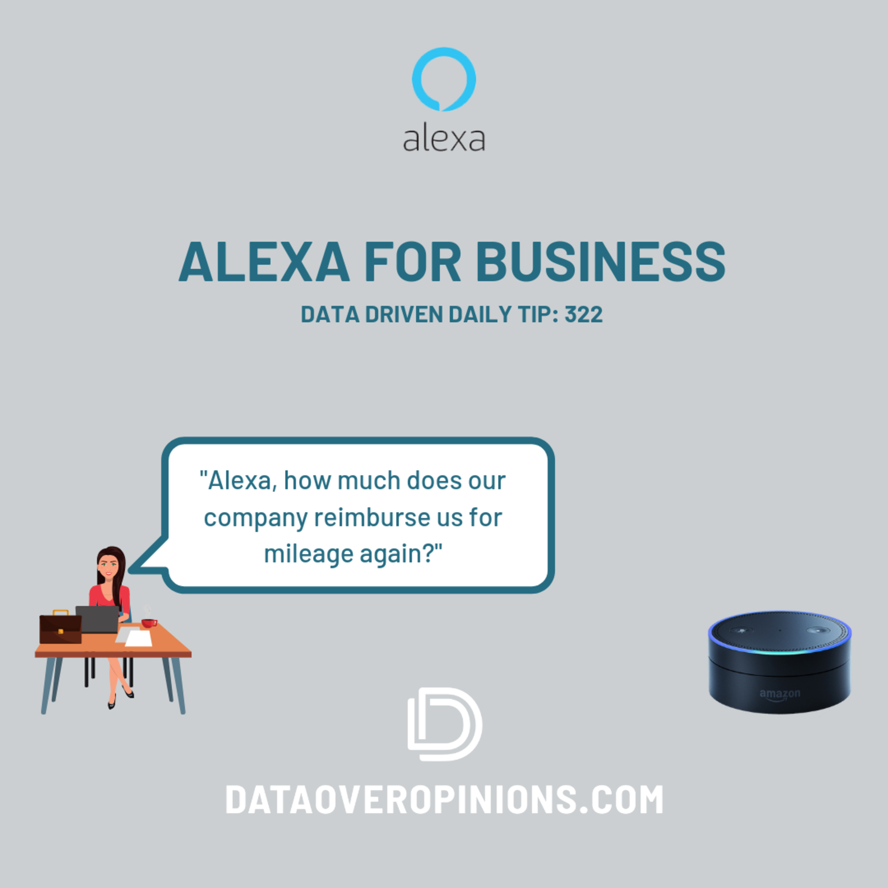 Episode 233: Data Driven Daily Tip 322: How To Set Up Alexa For Business episode artwork