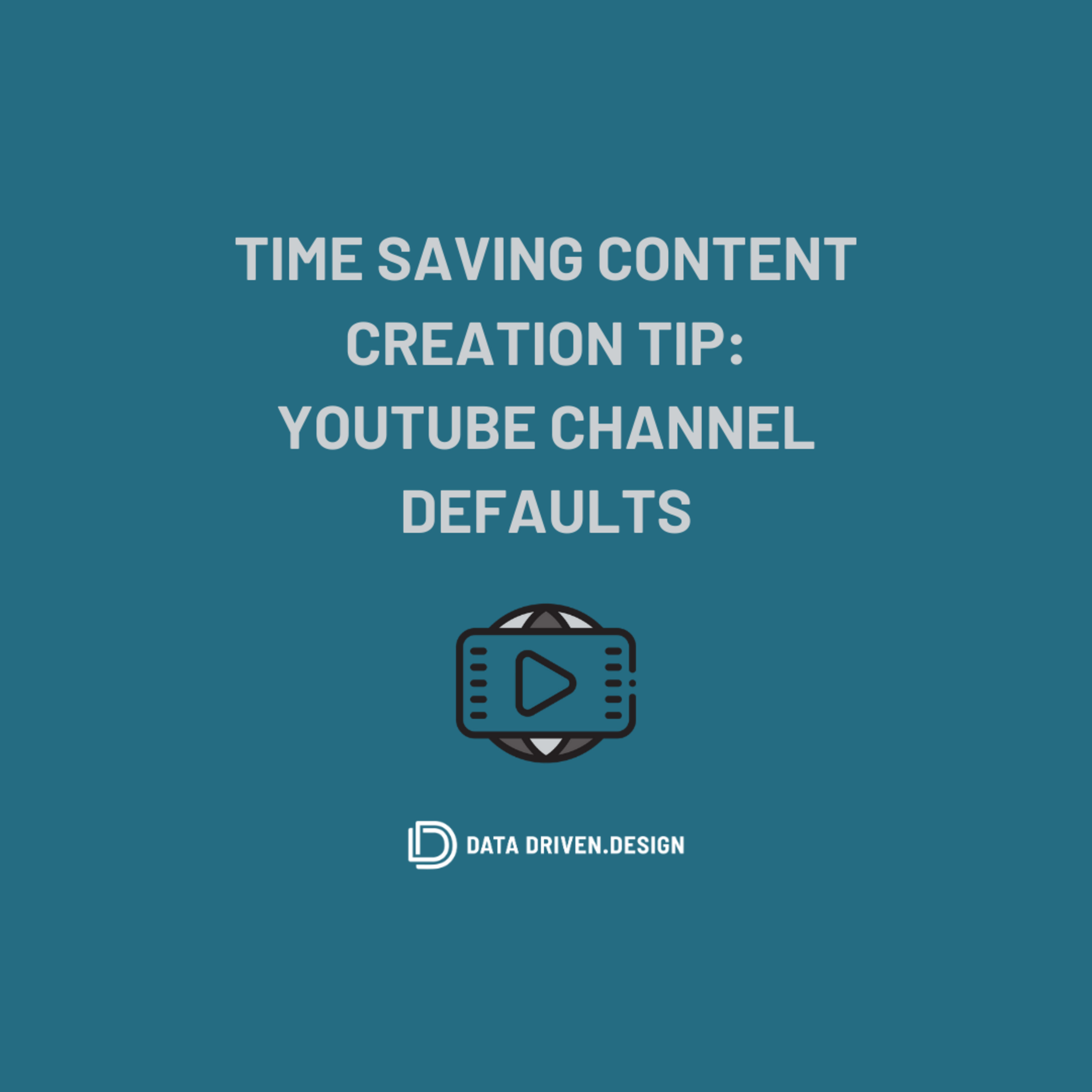 Episode 295: How To Save Time Publishing YouTube Videos By Using Default Channel Settings episode artwork
