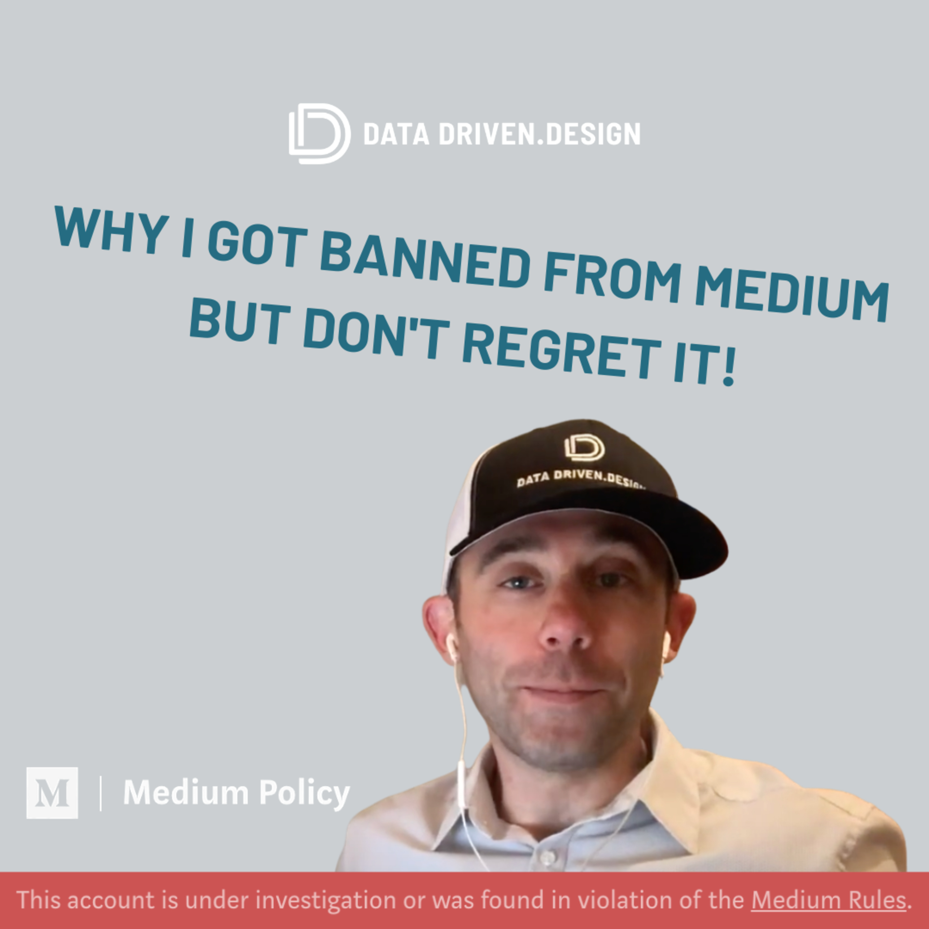 Episode 312: Why I Got Banned From Medium, And How It Helps You episode artwork