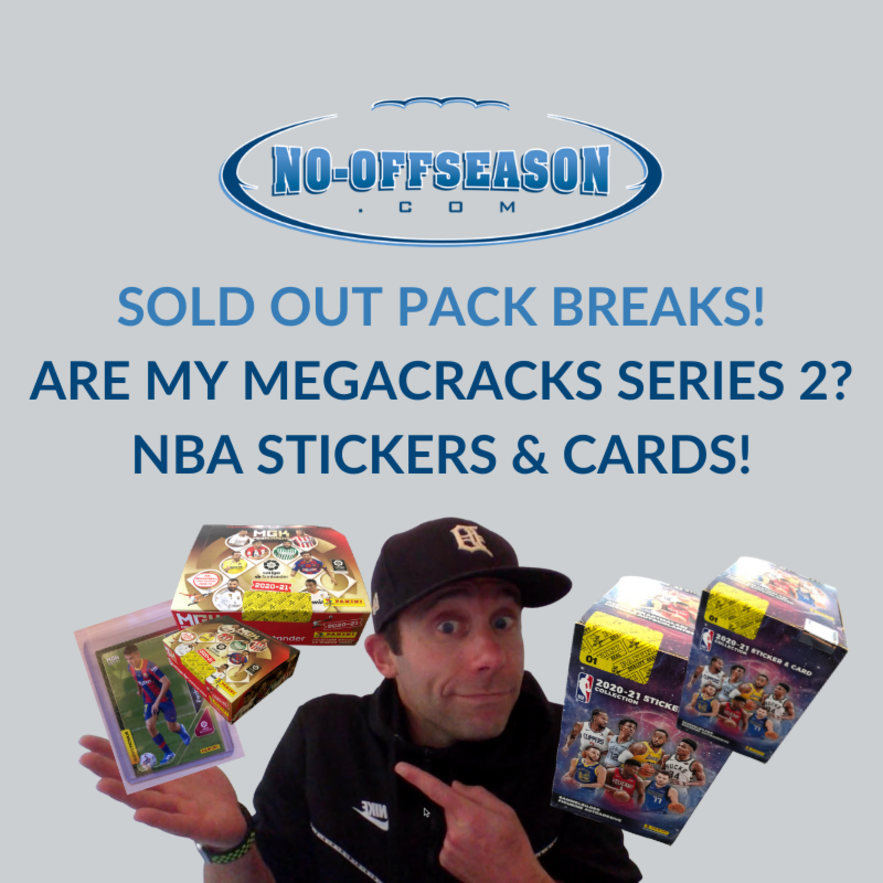 Sold Out Panini Pack Breaks! The "Are My MegaCracks Series 2?" Mystery & NBA Stickers and Cards! episode artwork