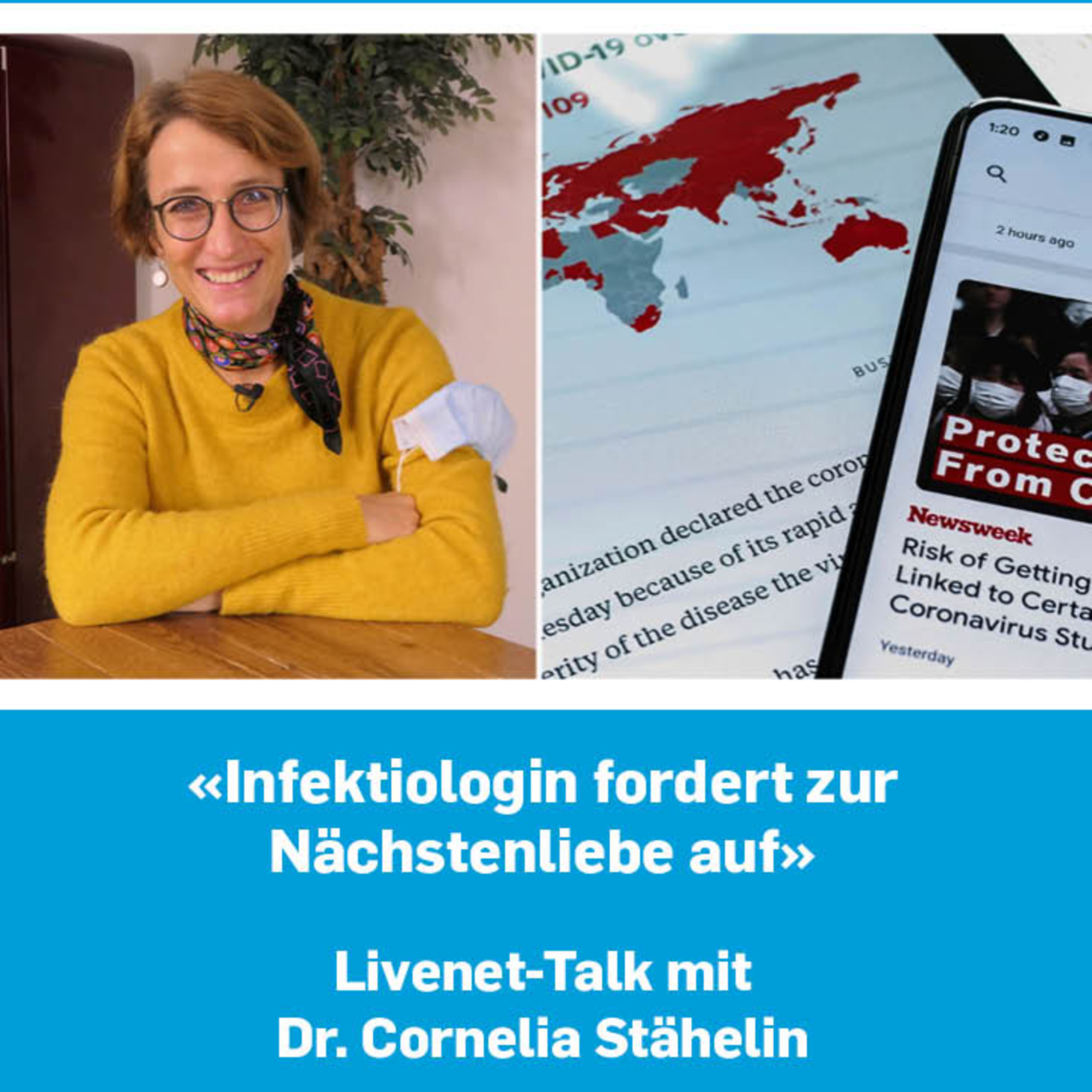 10.12.2021 | Livenet-Talk: «Infektiologin fordert zur Nächstenliebe auf» episode artwork