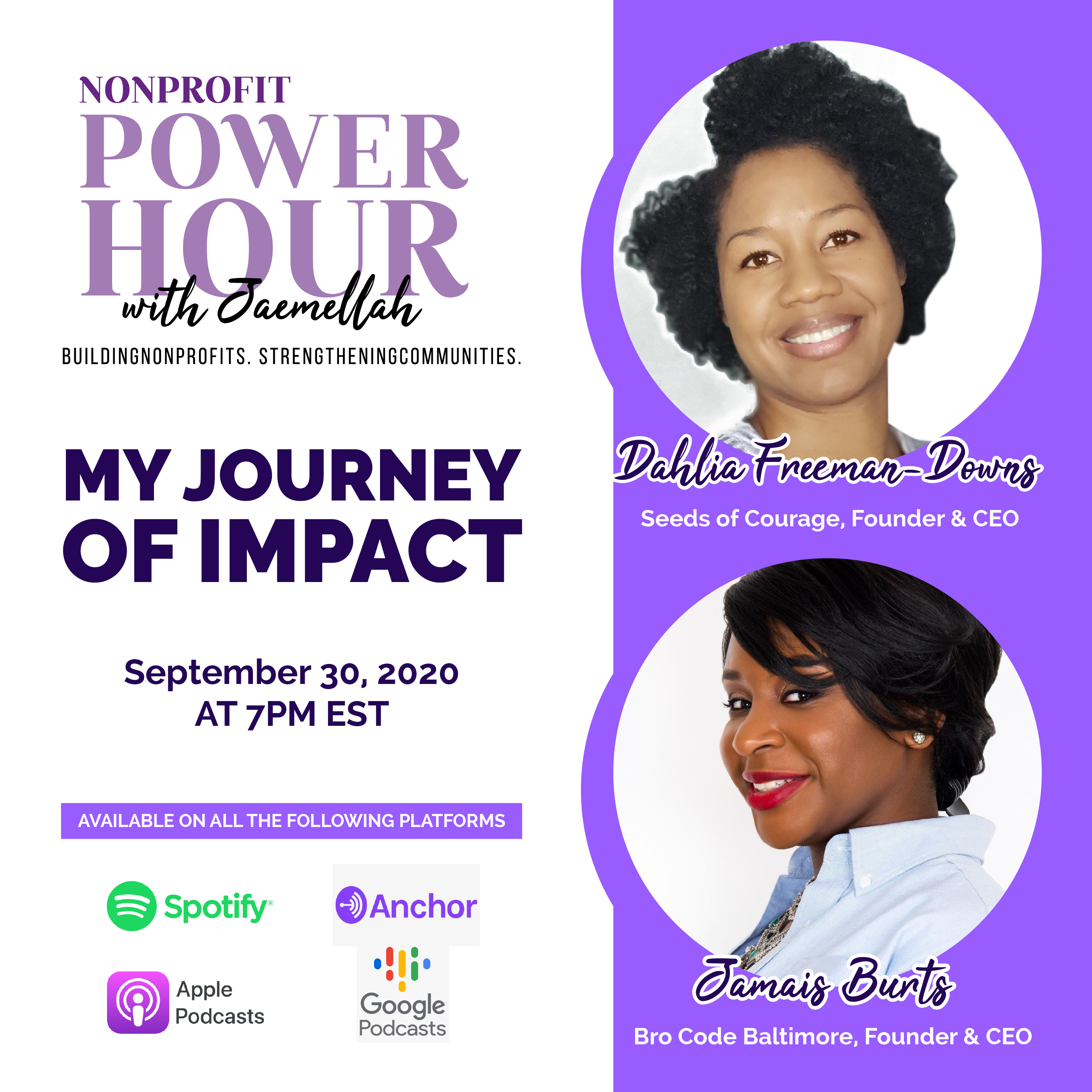 Nonprofit Power Hour with Jaemellah