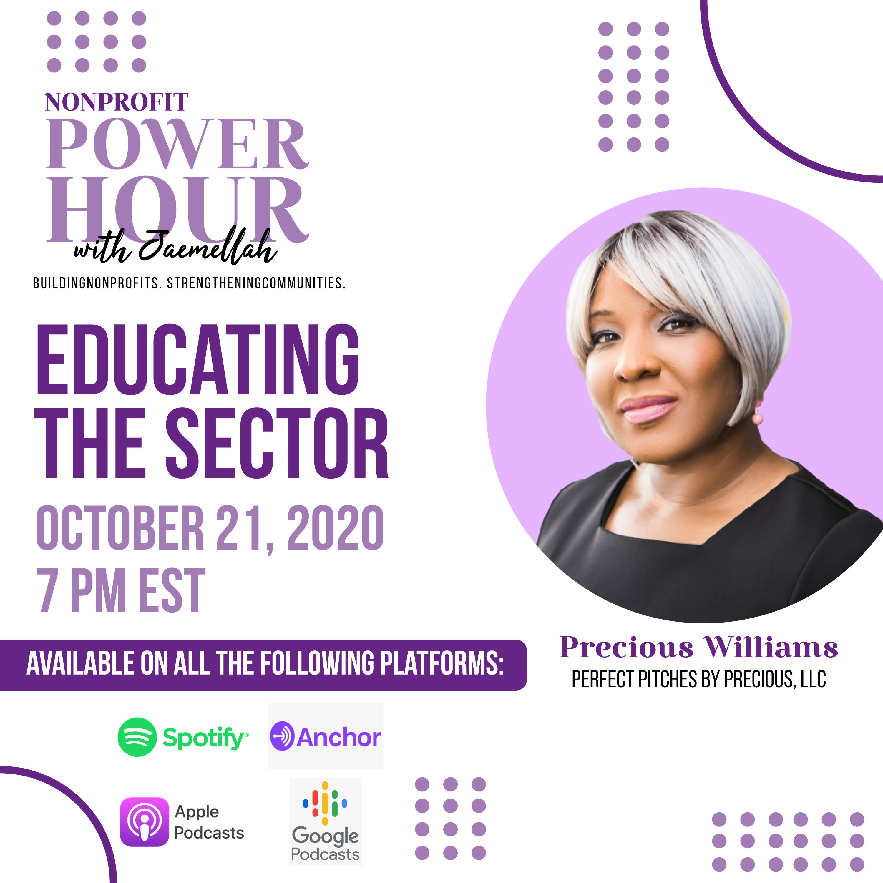 Nonprofit Power Hour with Jaemellah