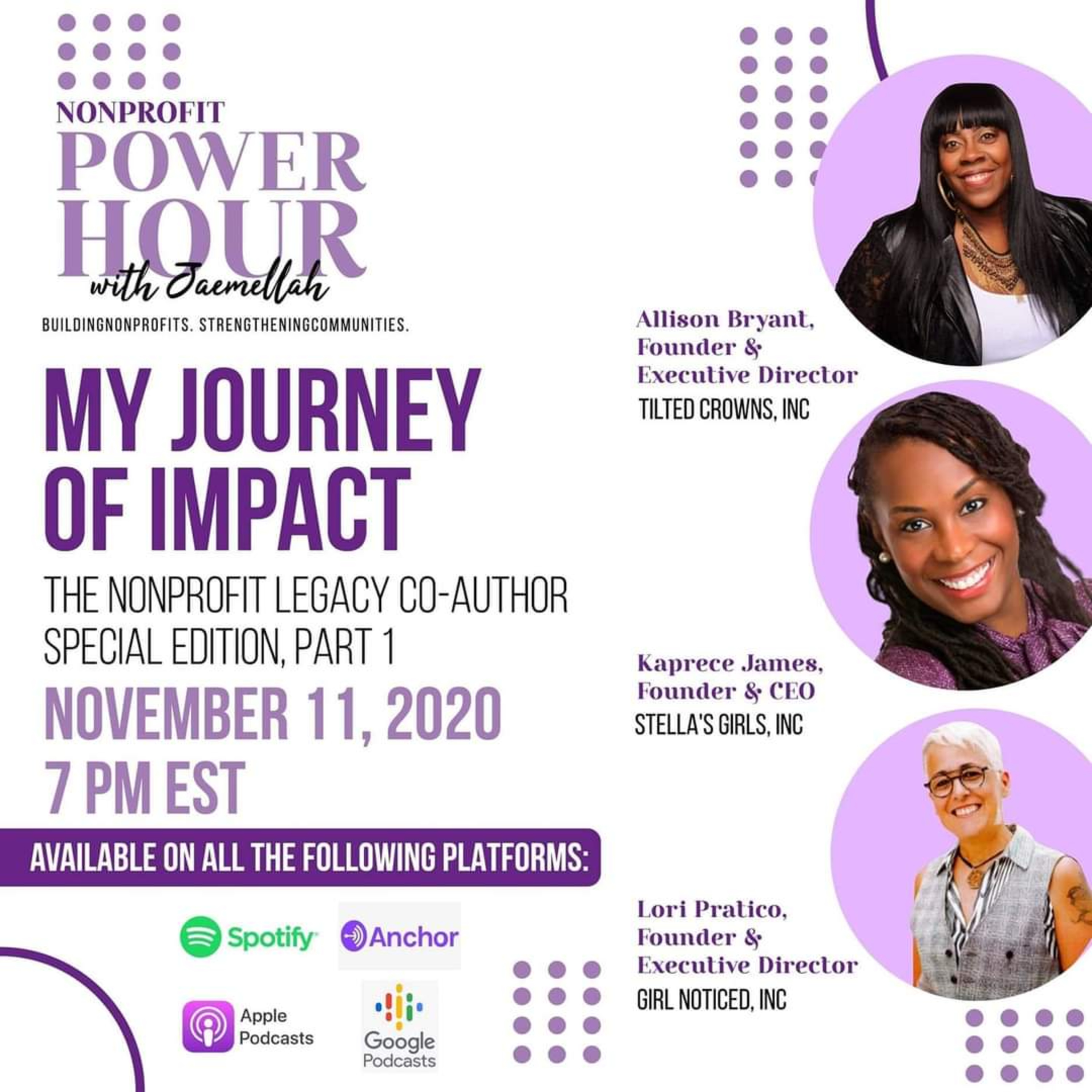Nonprofit Power Hour with Jaemellah