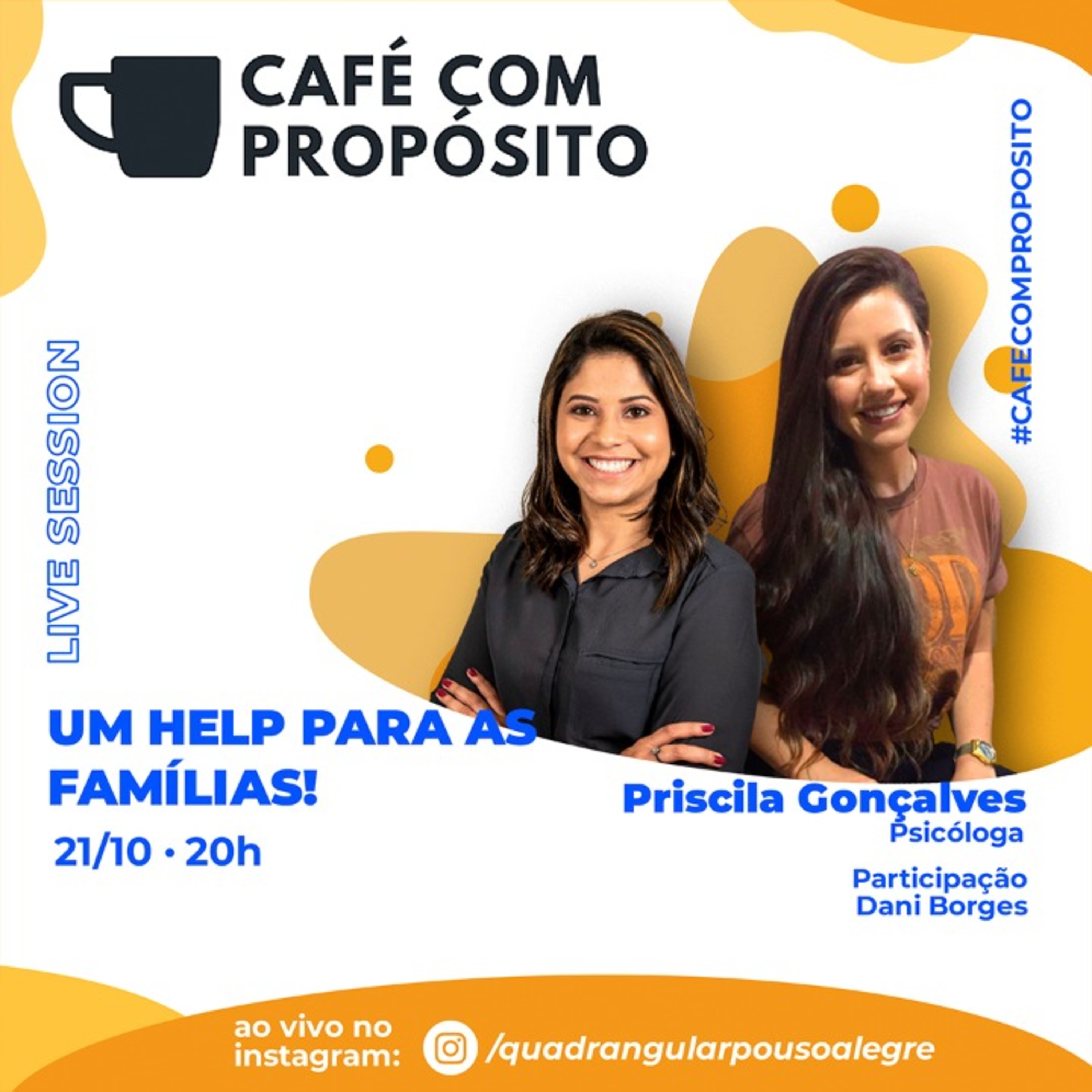 #8 Café com Propósito | Um Help para as Famílias | com Dani Borges e a Psicóloga Priscila Gonçalves episode artwork