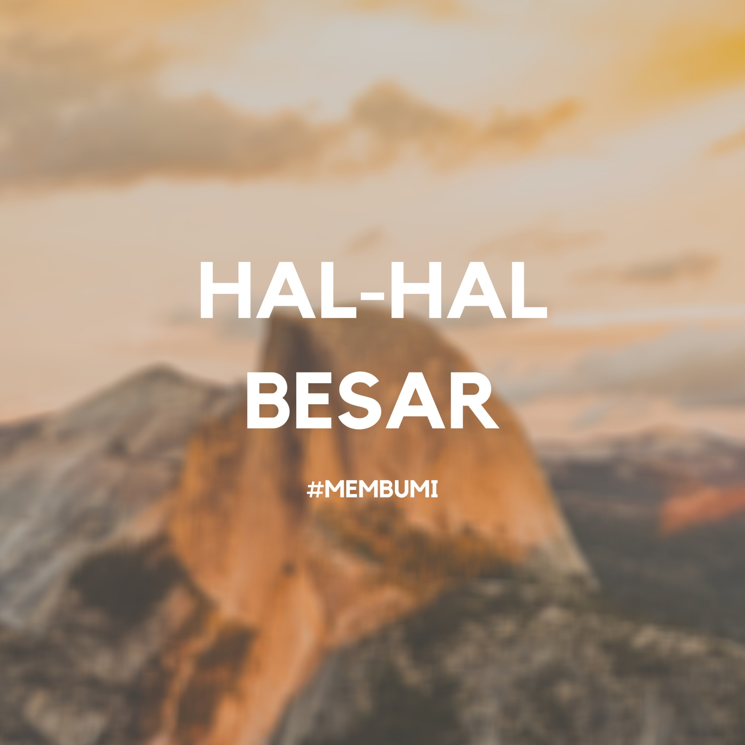 Hal-Hal Besar episode artwork