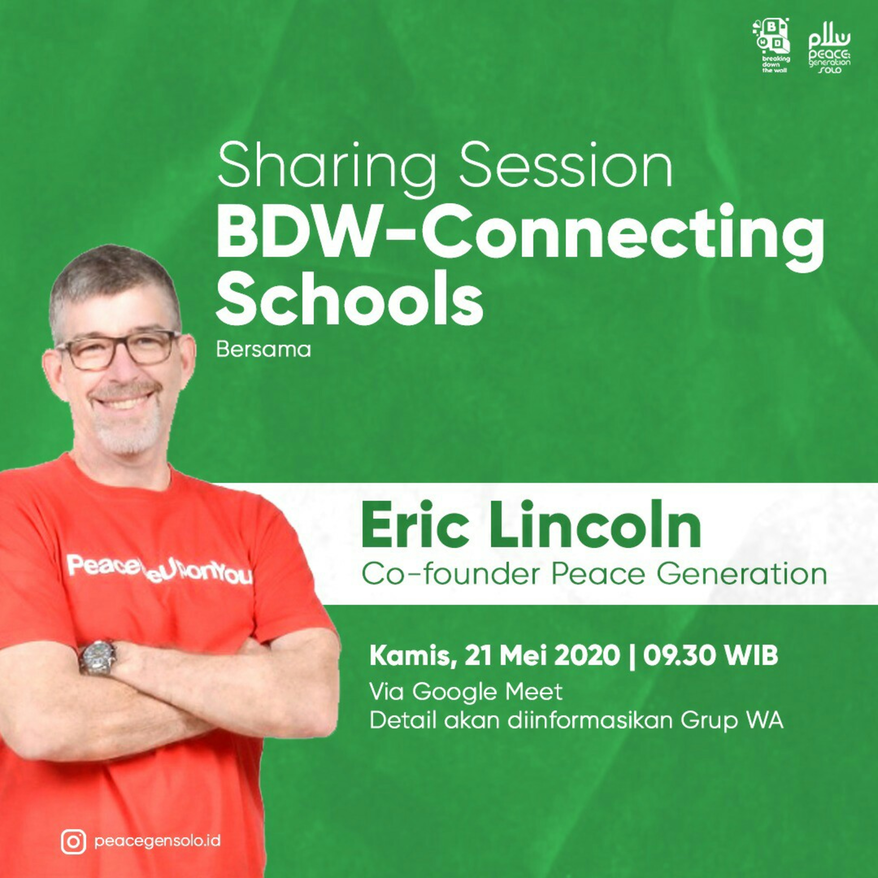 Sharing Session Bersama Eric Lincoln