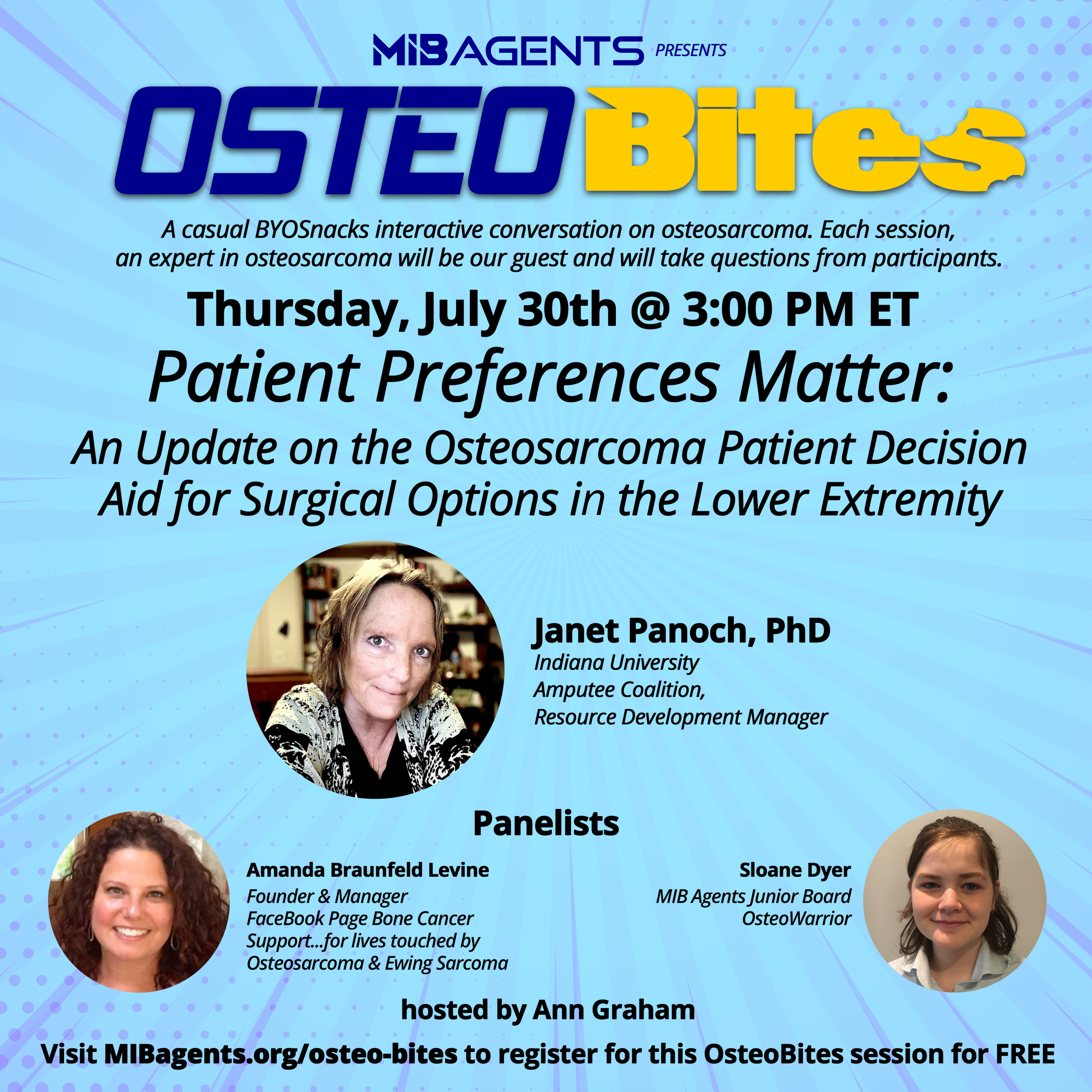 OsteoBites S1 Ep17: The #Osteosarcoma Patient Decision Aid for Surgical Options in the Lower Extremity episode artwork