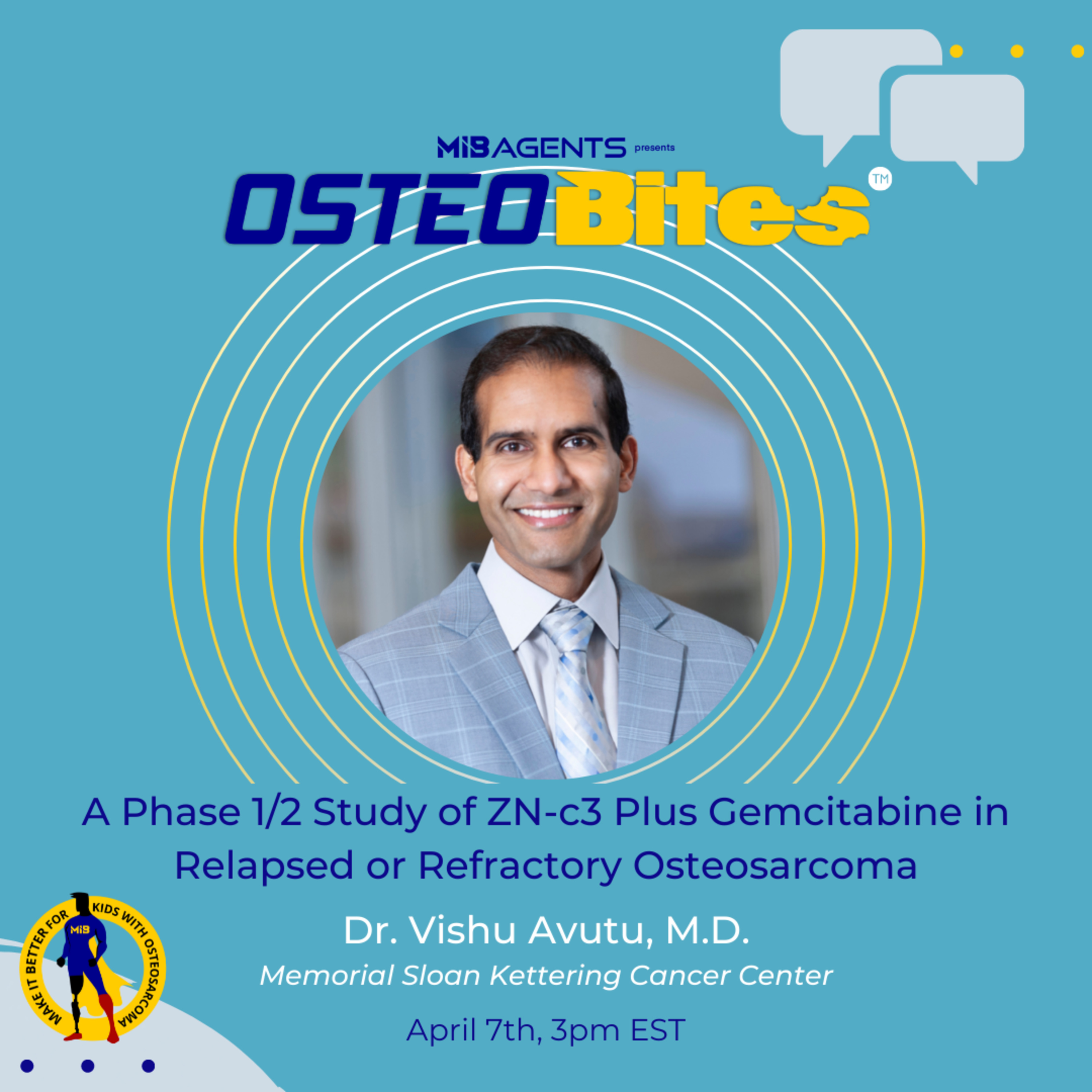 A Phase 1/2 Study of ZN-c3 Plus Gemcitabine in Relapsed or Refractory Osteosarcoma episode artwork