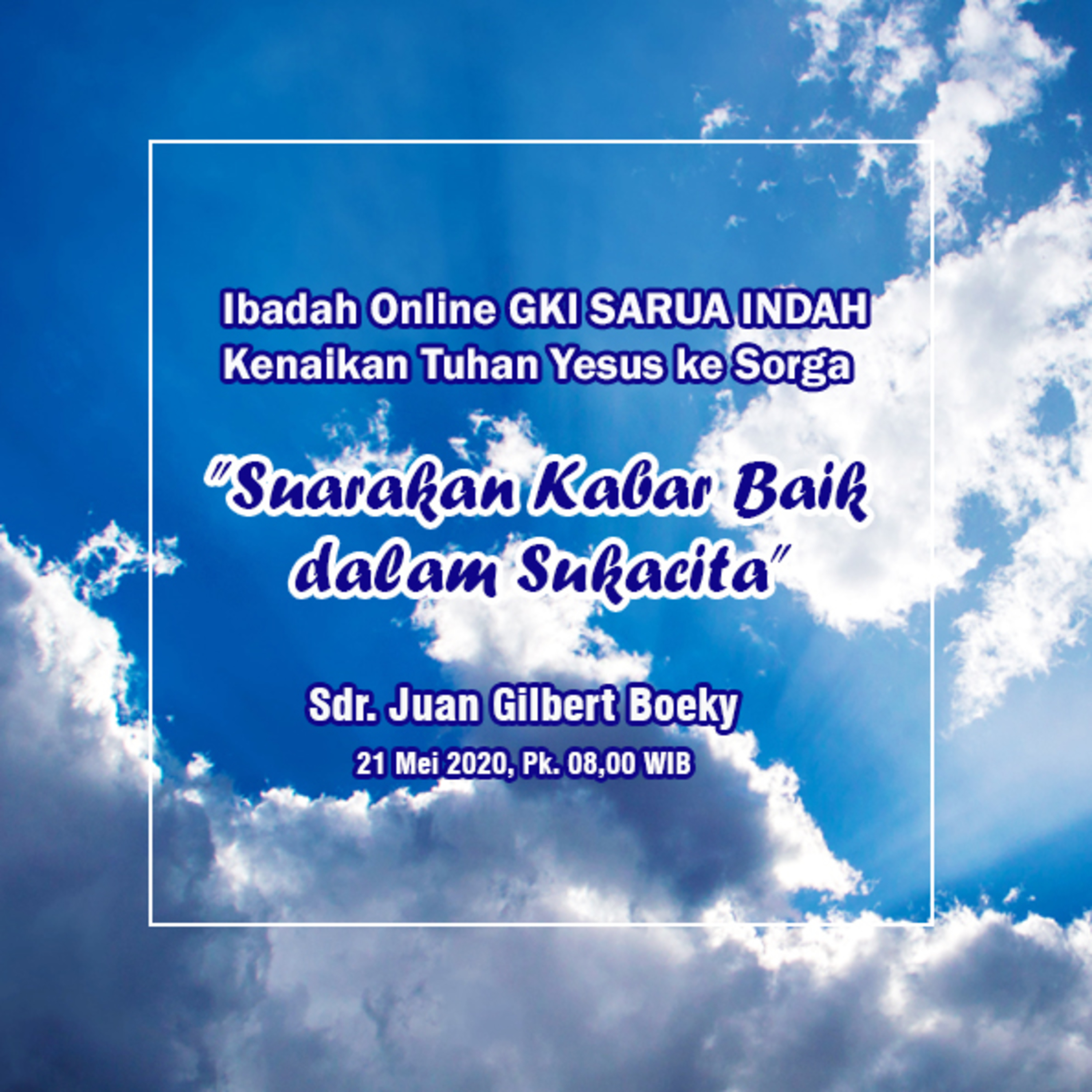 Ibadah Online Kenaikan Tuhan Yesus episode artwork